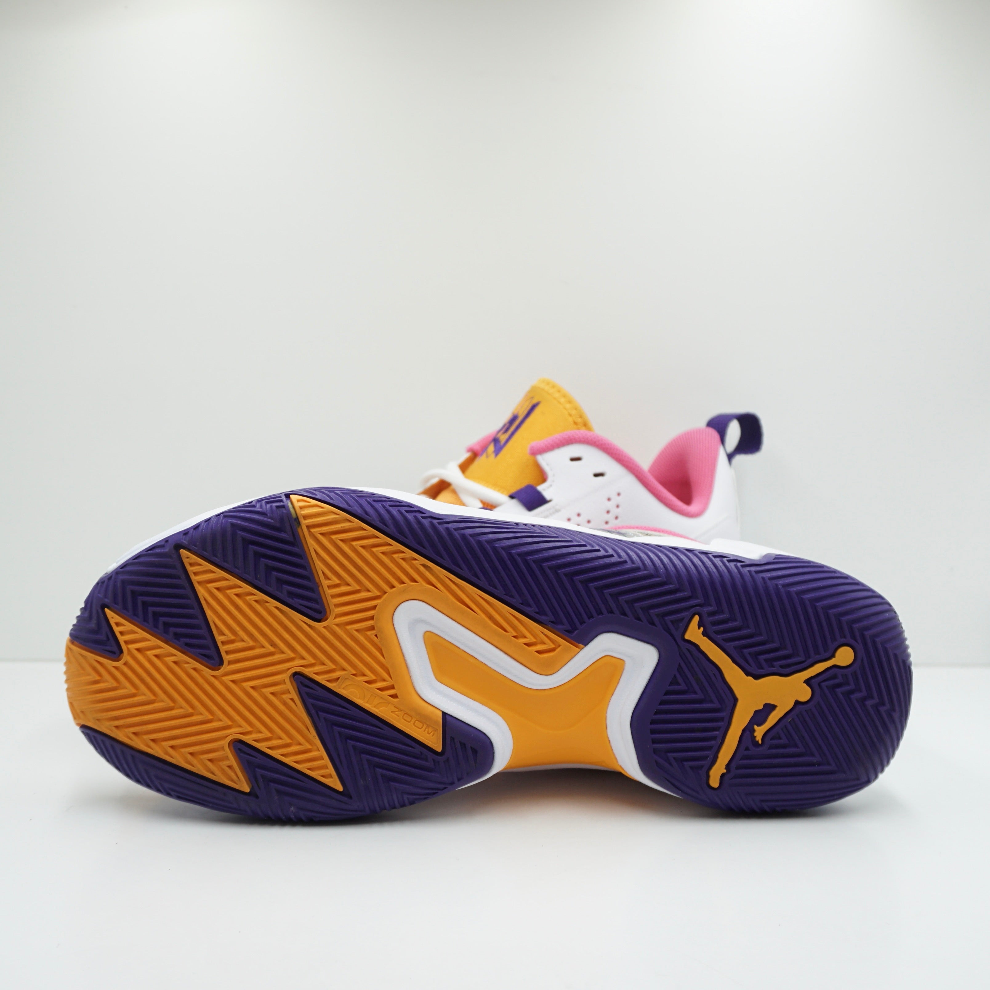 Jordan One Take 4 White Court Purple Canyon Gold