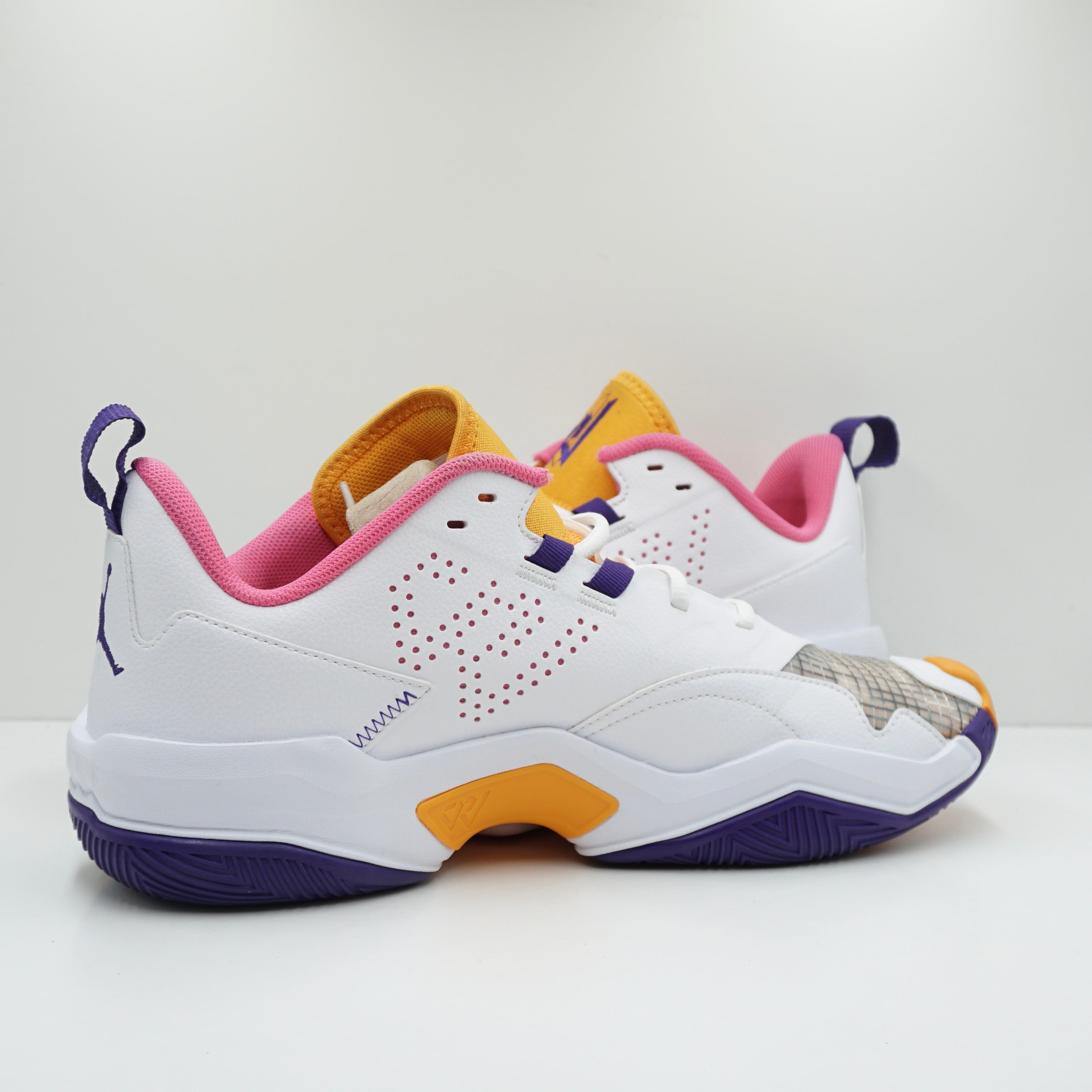 Jordan One Take 4 White Court Purple Canyon Gold