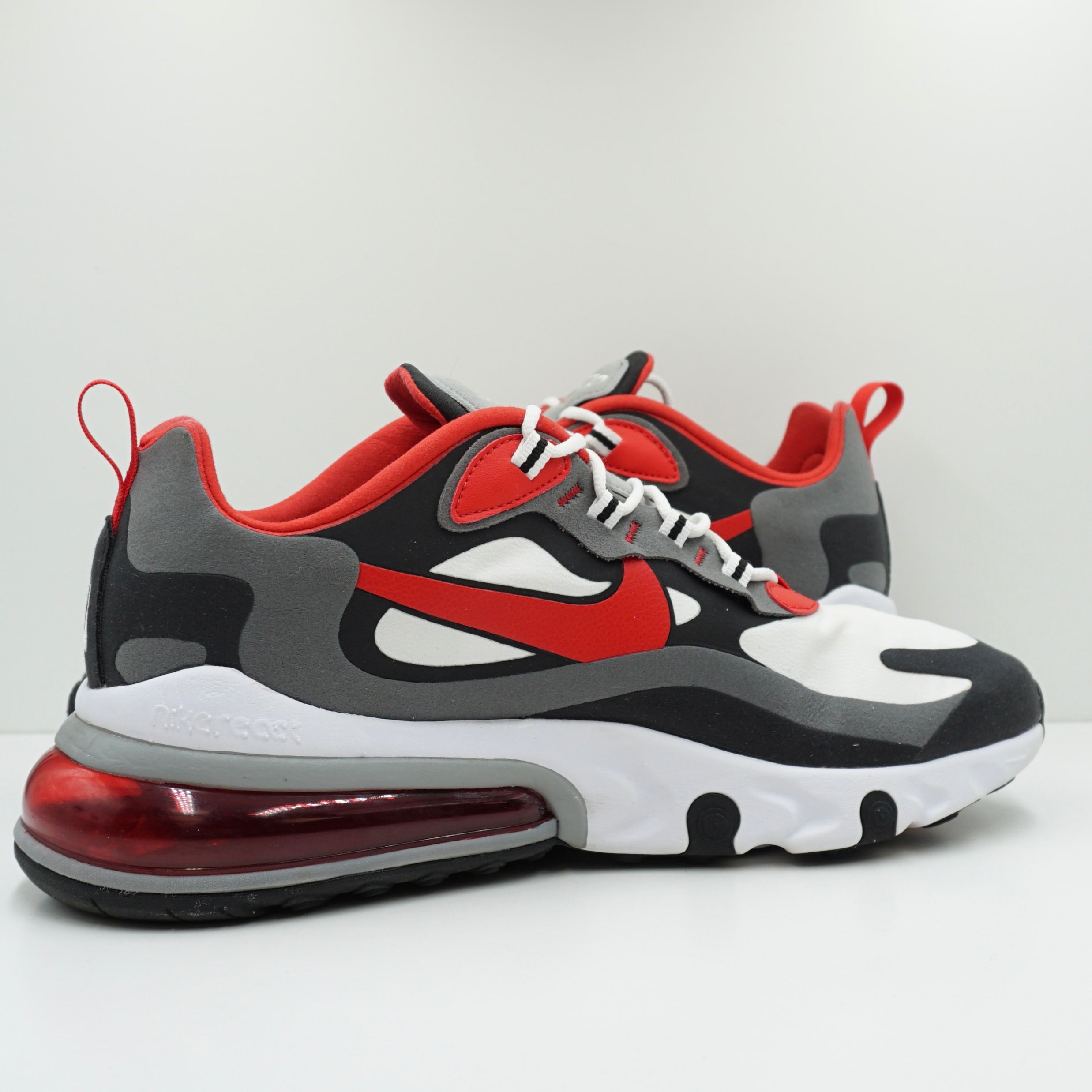Nike Air Max 270 React Black Iron Grey University Red