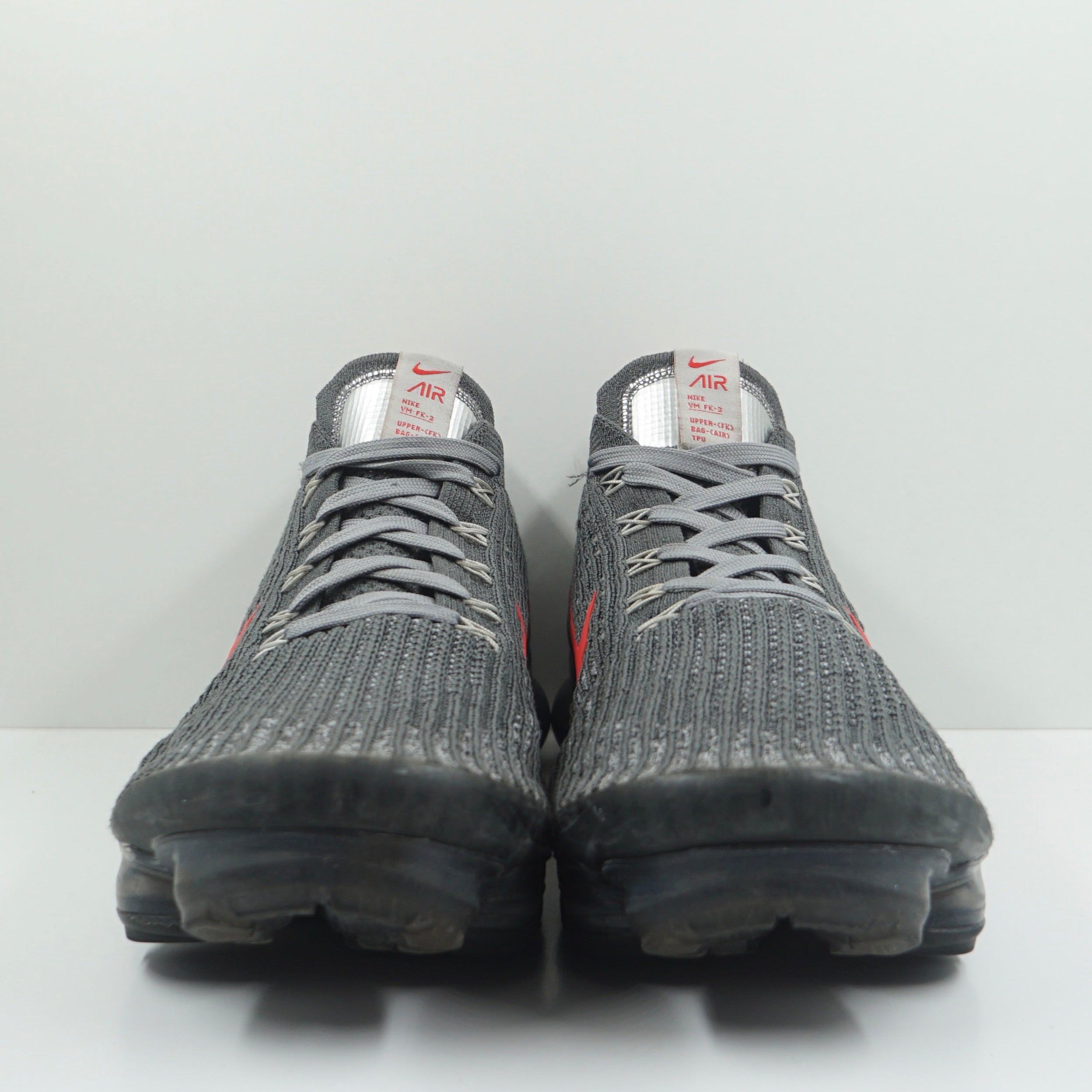 Nike Air VaporMax Flyknit 3 Grey Track Red