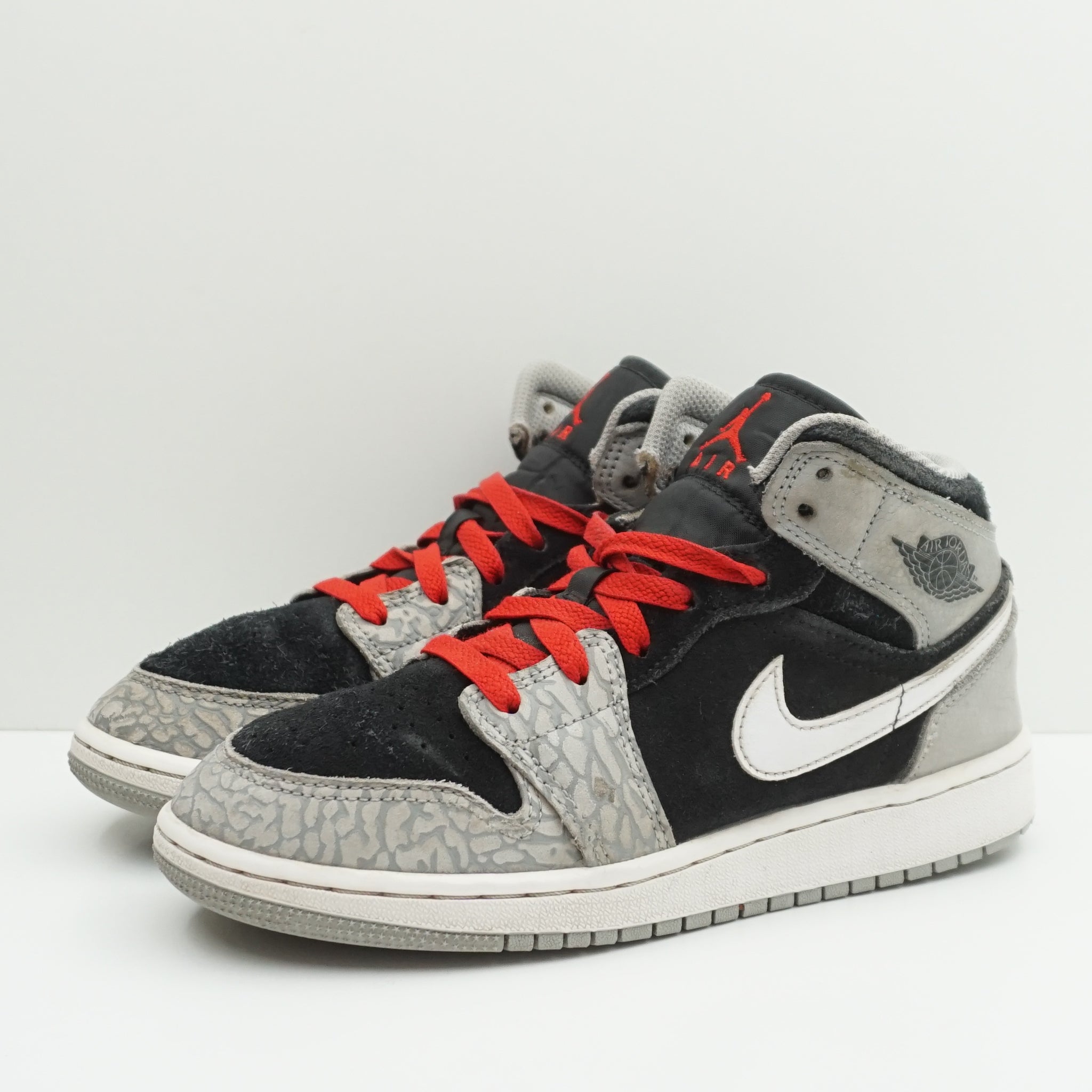 Jordan 1 Mid SE Elephant Print (GS)