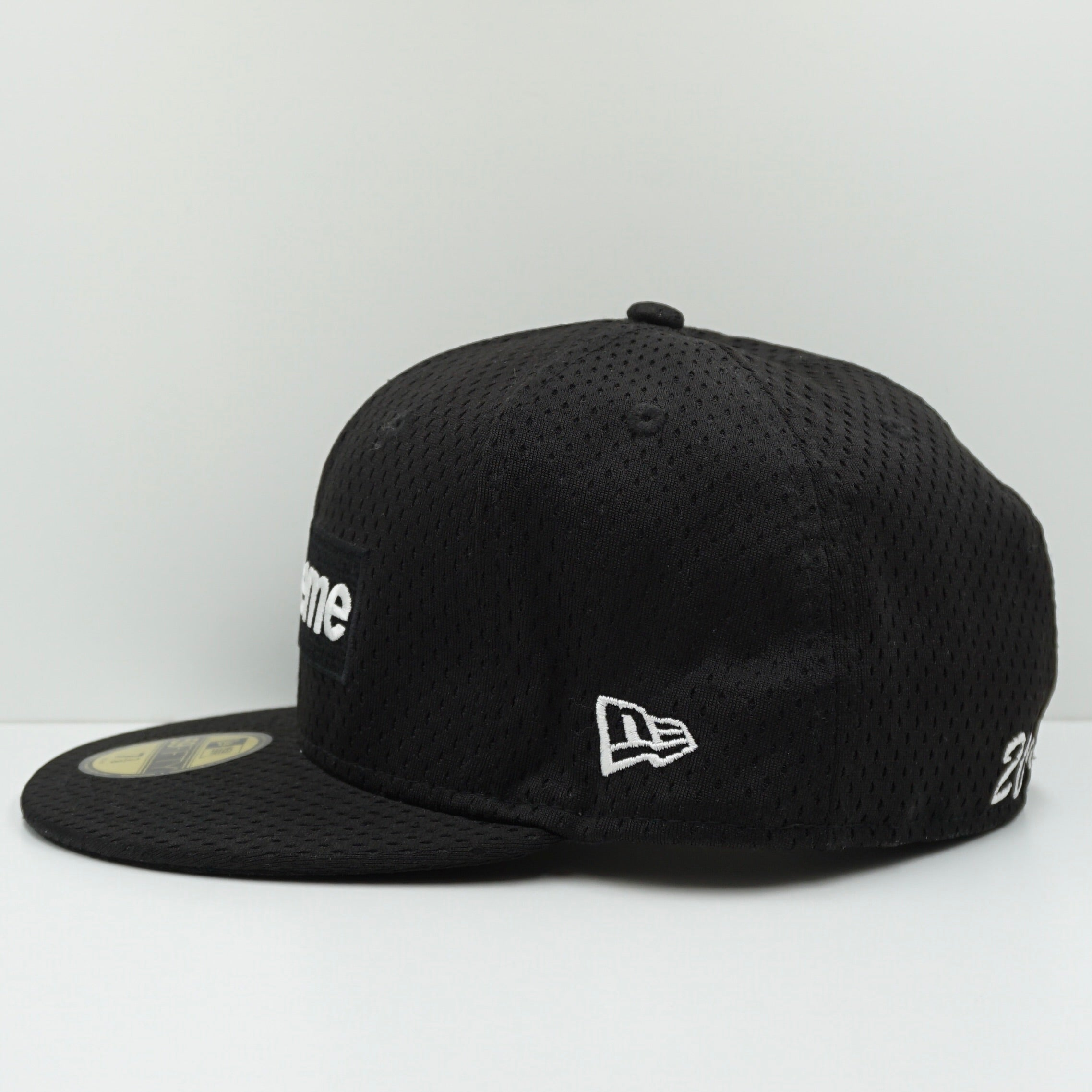 New Era x Supreme SS18 Mesh Box Logo Fitted Cap