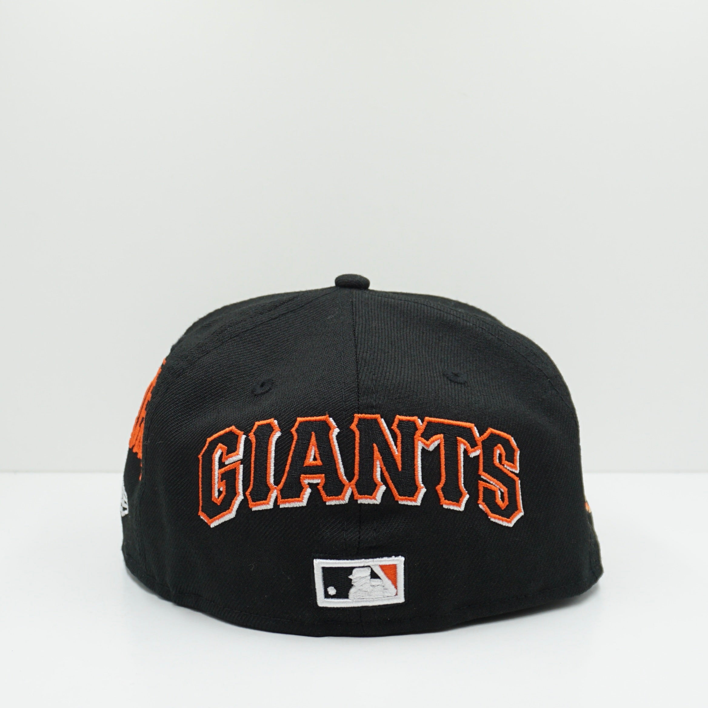 New Era Cooperstown San Francisco Giants Multi Logo Black Orange Fitted Cap