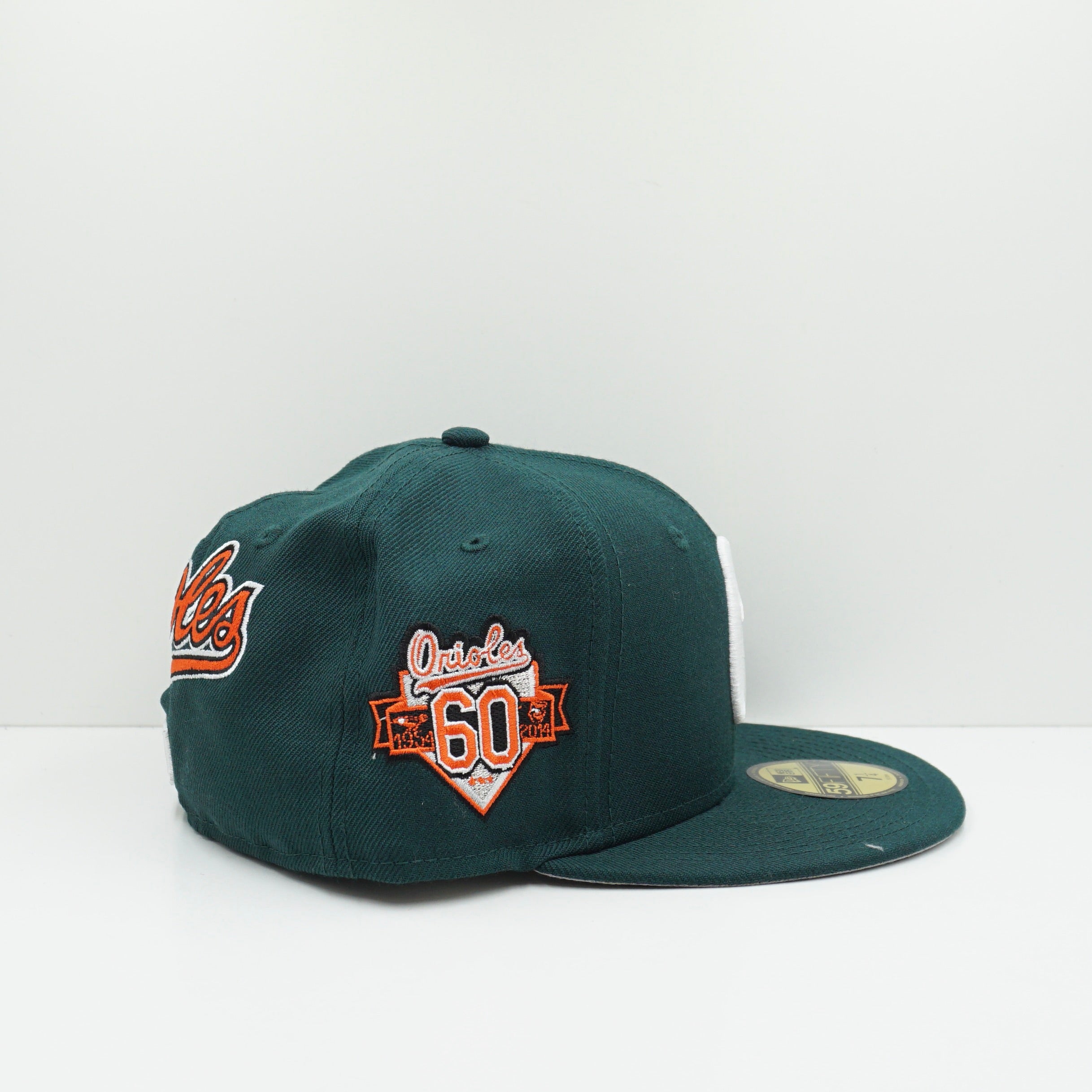 New Era Cooperstown Baltimore Orioles Multi Logo Green Fitted Cap