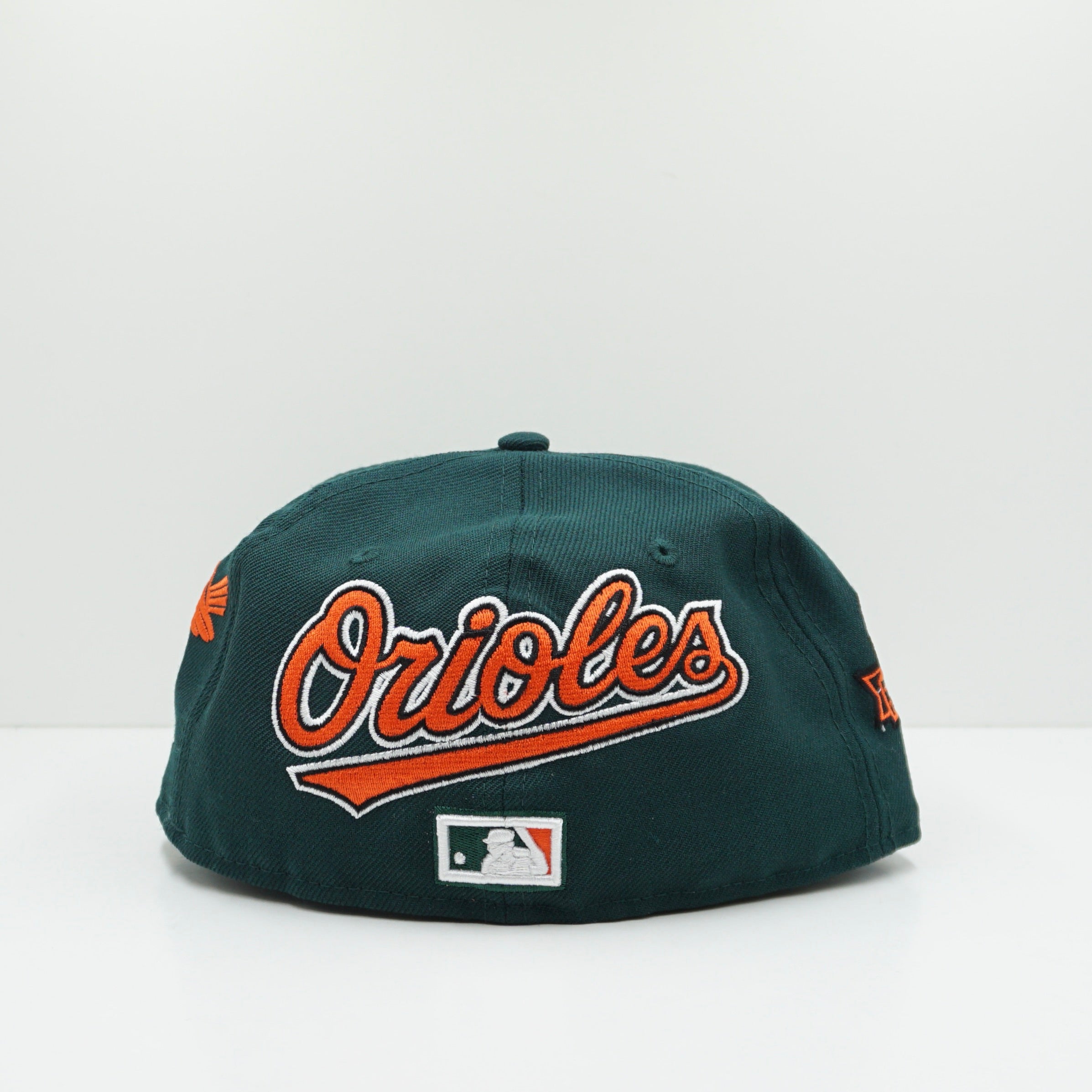 New Era Cooperstown Baltimore Orioles Multi Logo Green Fitted Cap