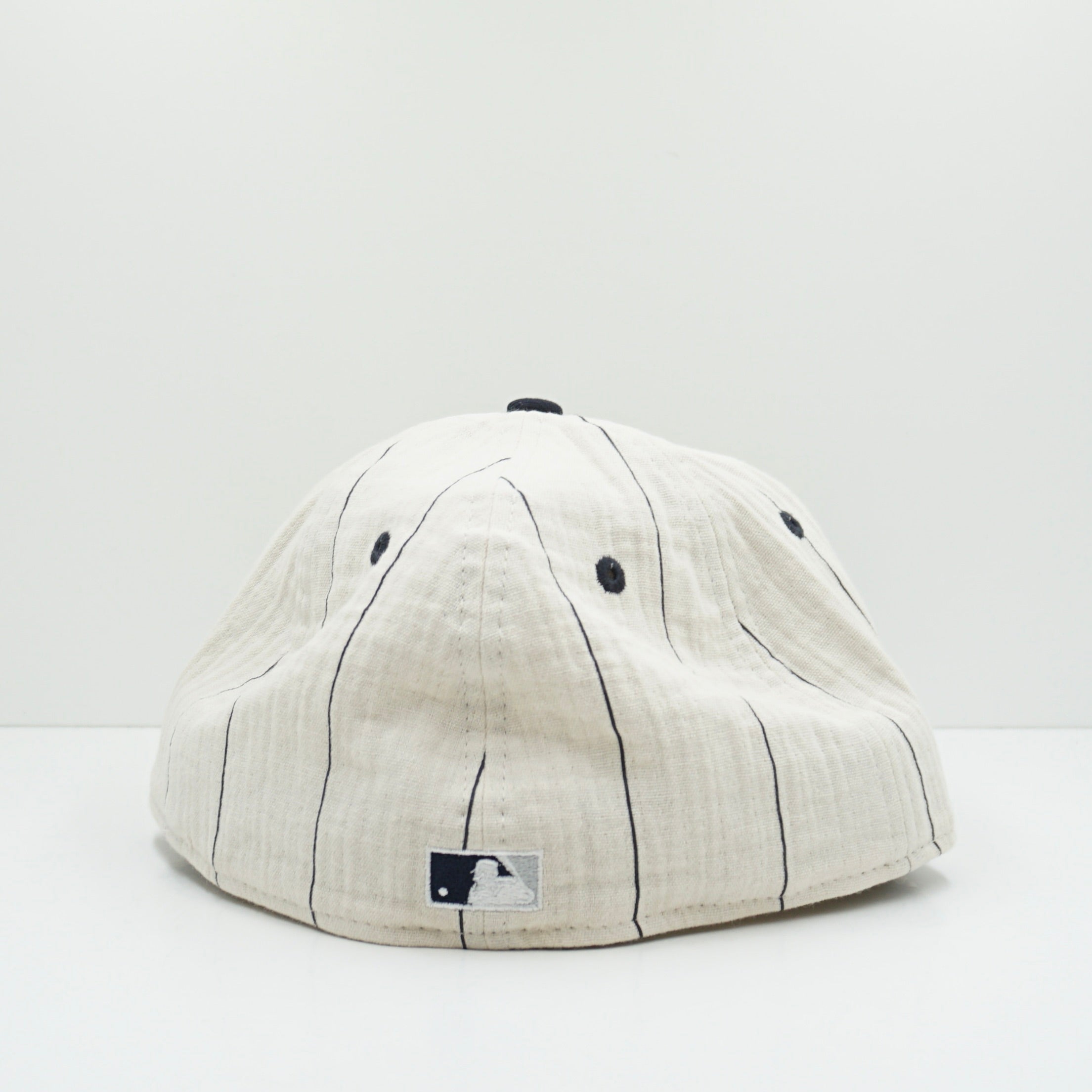 New Era Cooperstown New York Yankees Beige Navy Retro Crown Fitted Cap