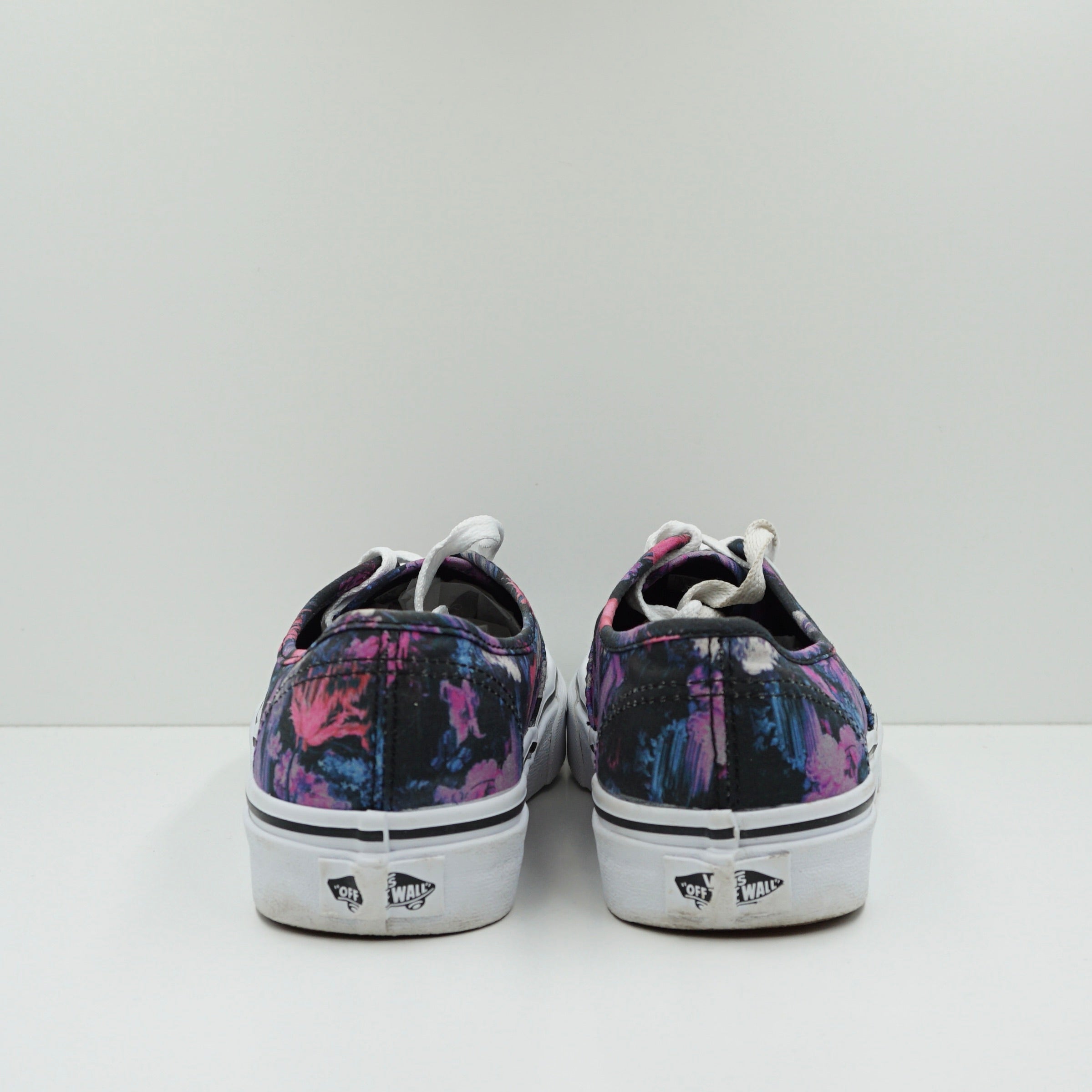 Vans Authentic Black Floral Pattern