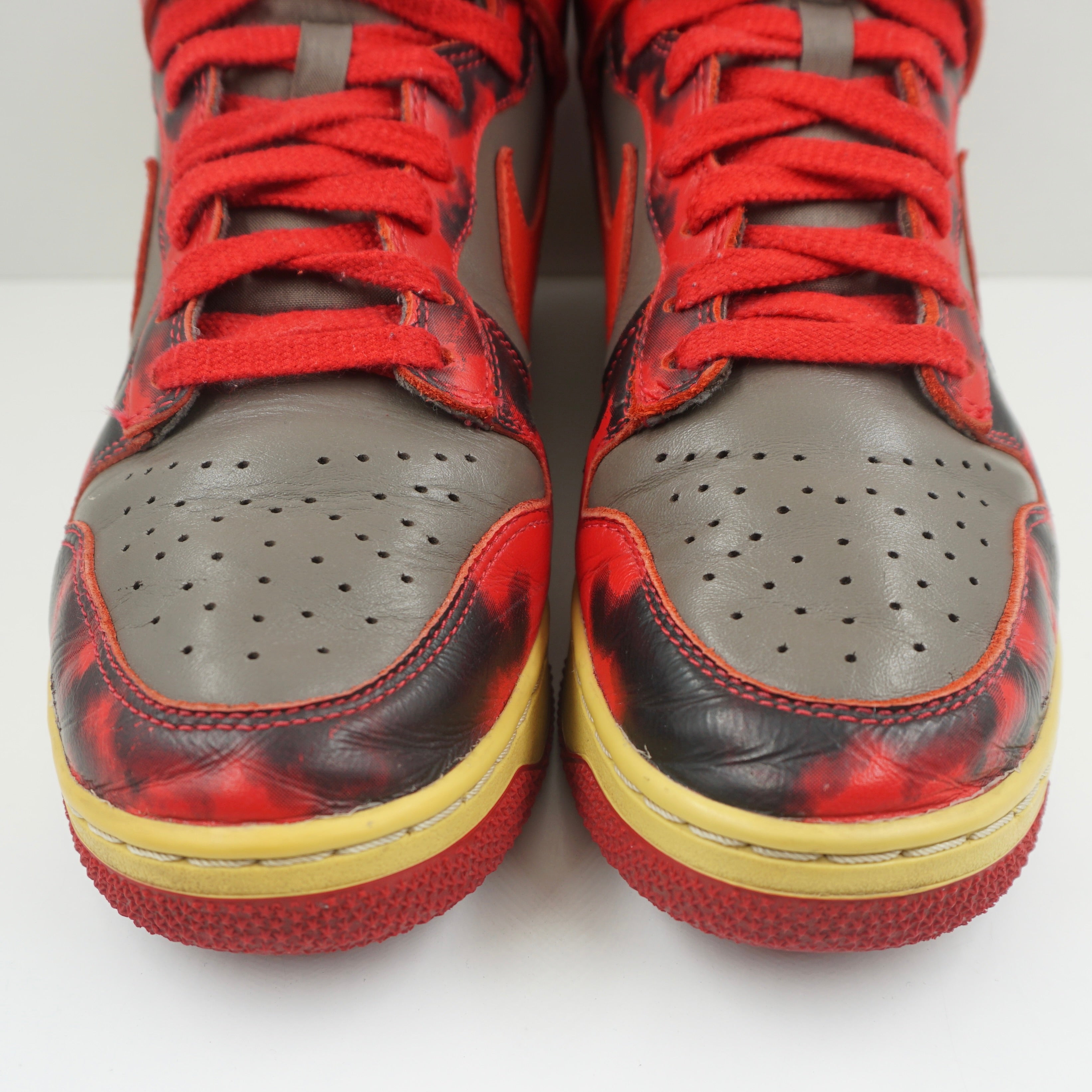 Nike Dunk High 1985 Red Acid Wash