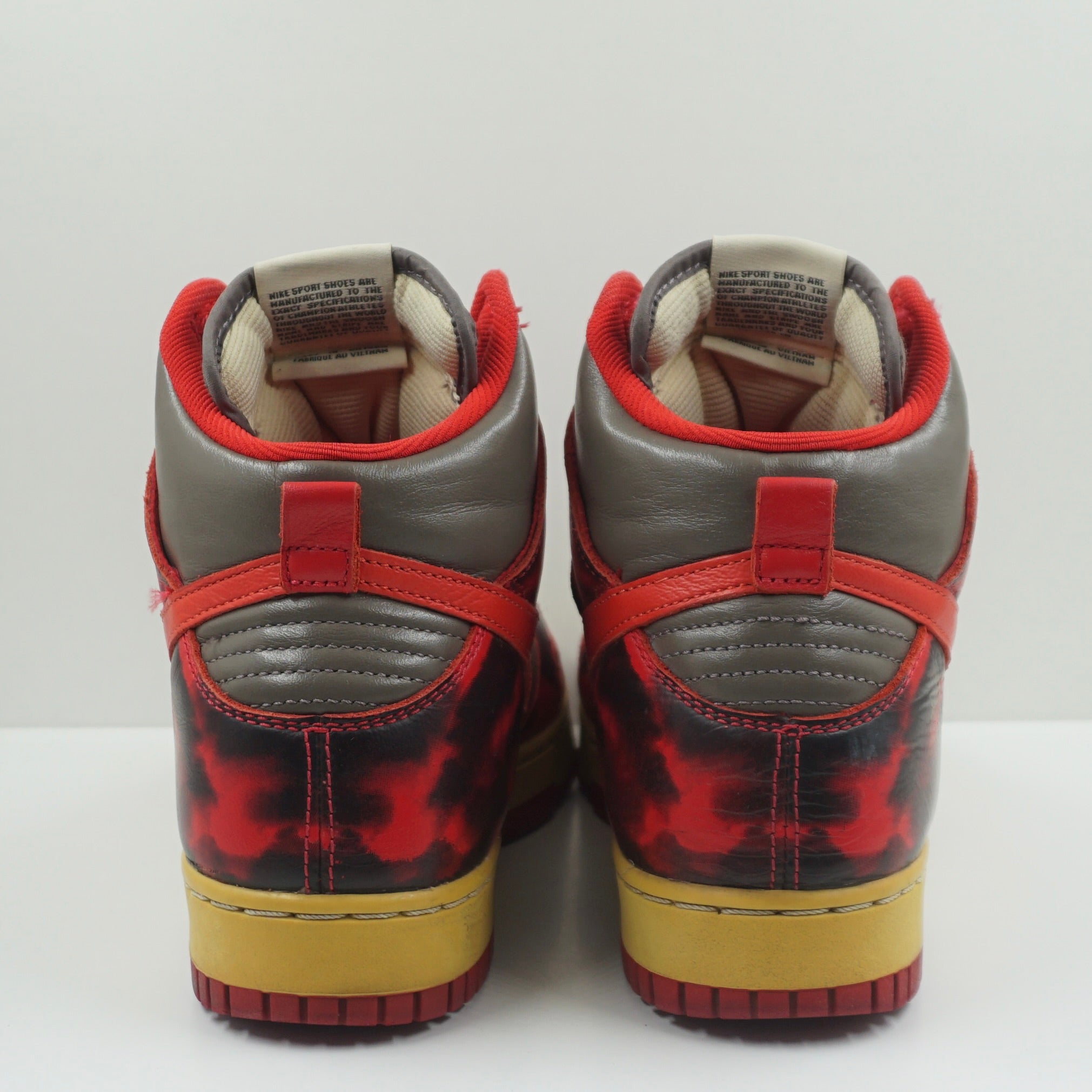 Nike Dunk High 1985 Red Acid Wash