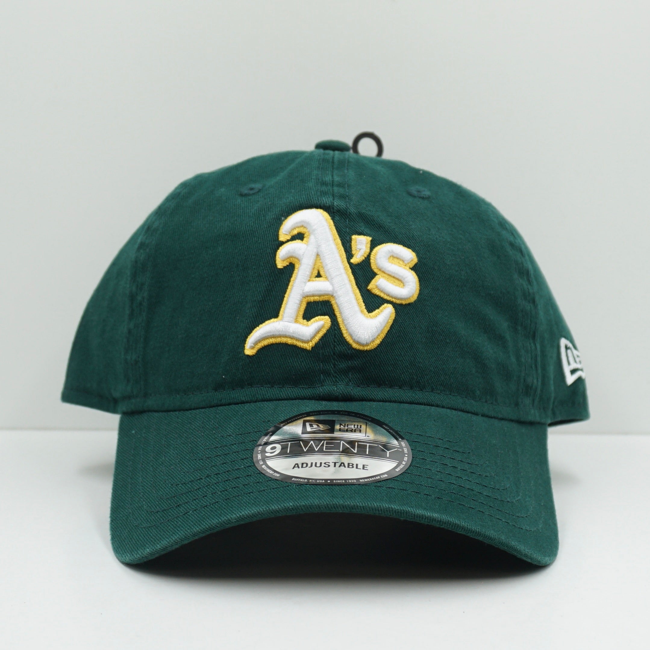 New Era Oakland Athletics Washed Cotton Green Adjustable Cap