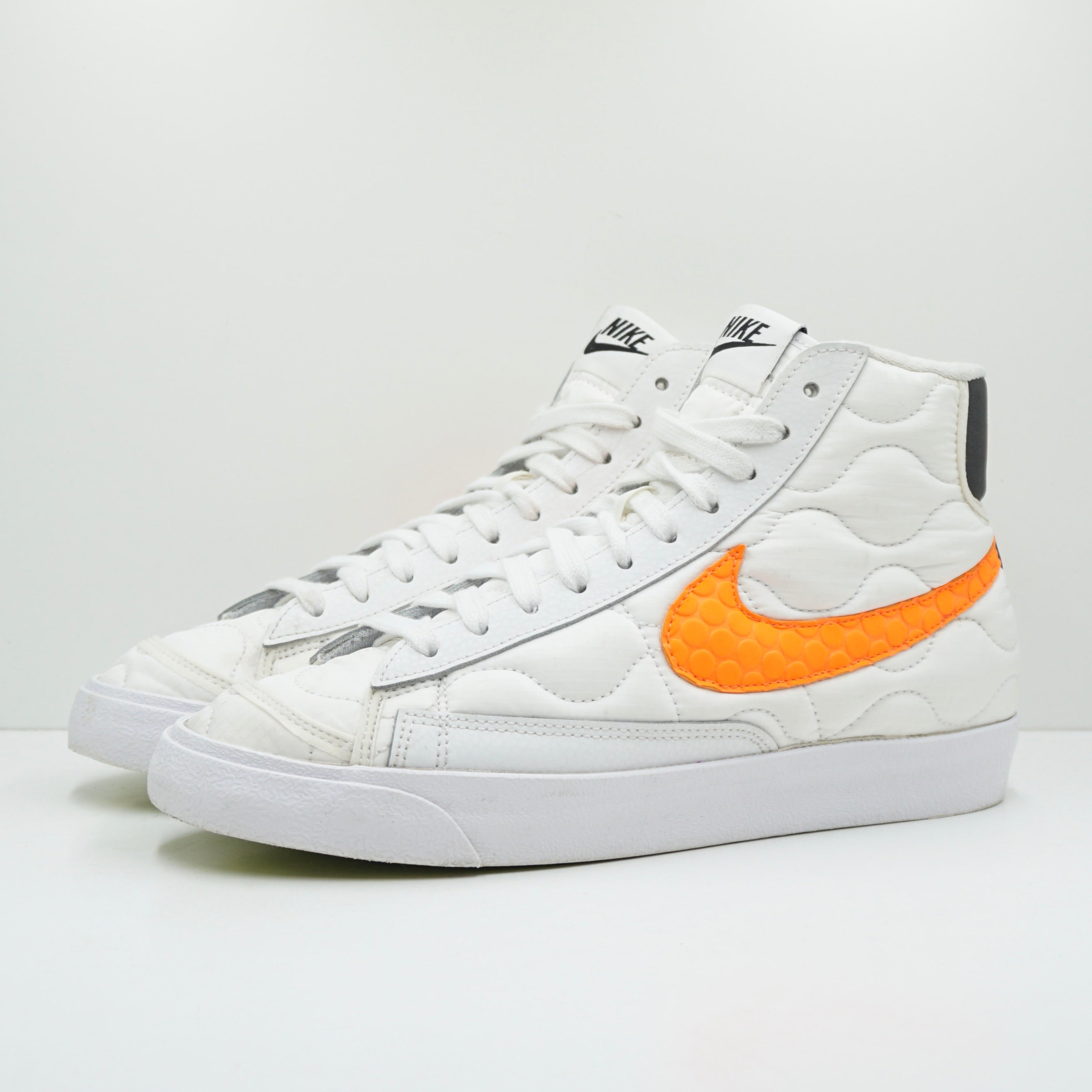Nike Blazer High ID White Orange