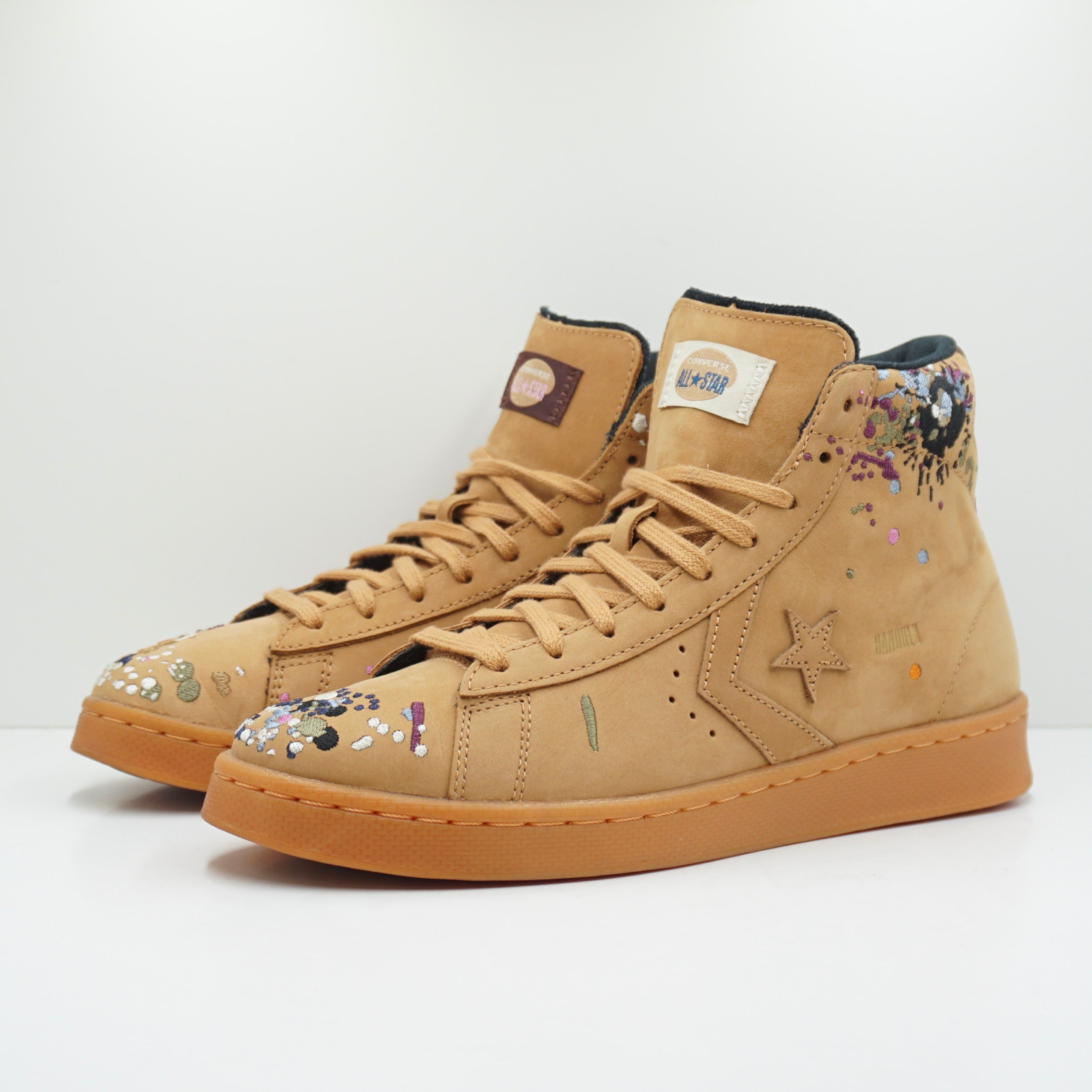 Converse Pro Leather Hi Bandulu Paint Splatter Flux