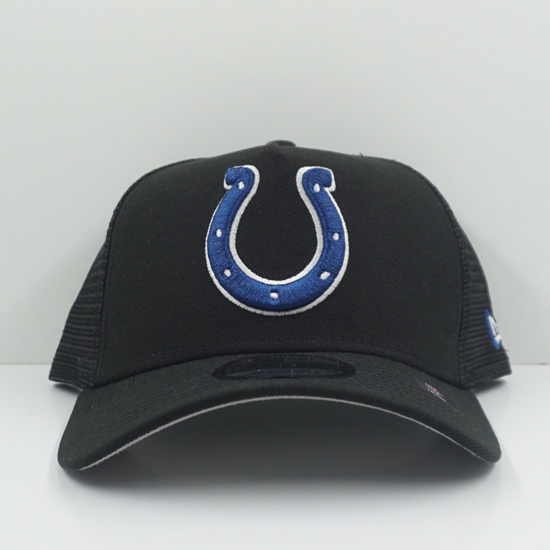 New Era Indianapolis Colts Black Adjustable Cap