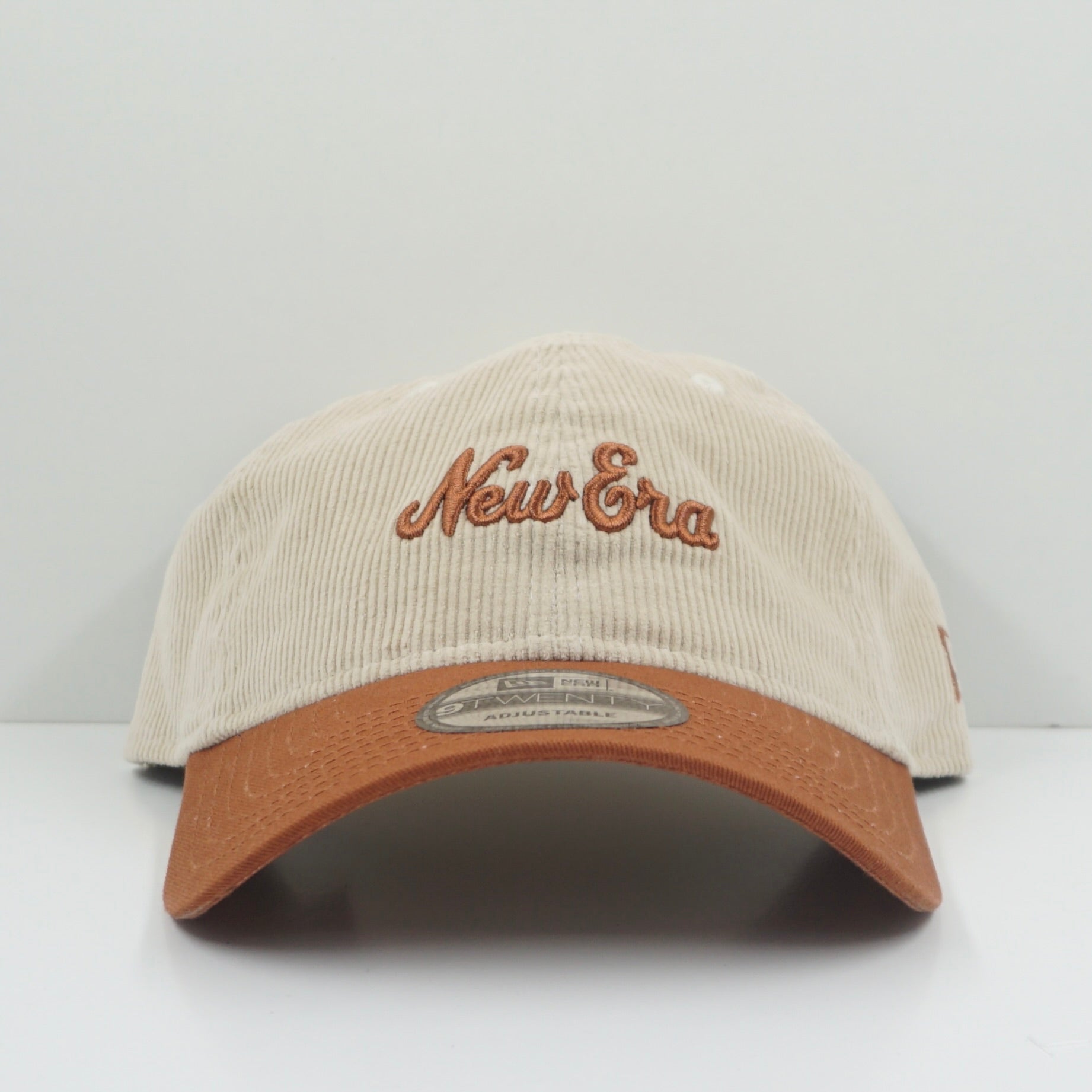 New Era Logo Manchester Beige Brown Adjustable Cap