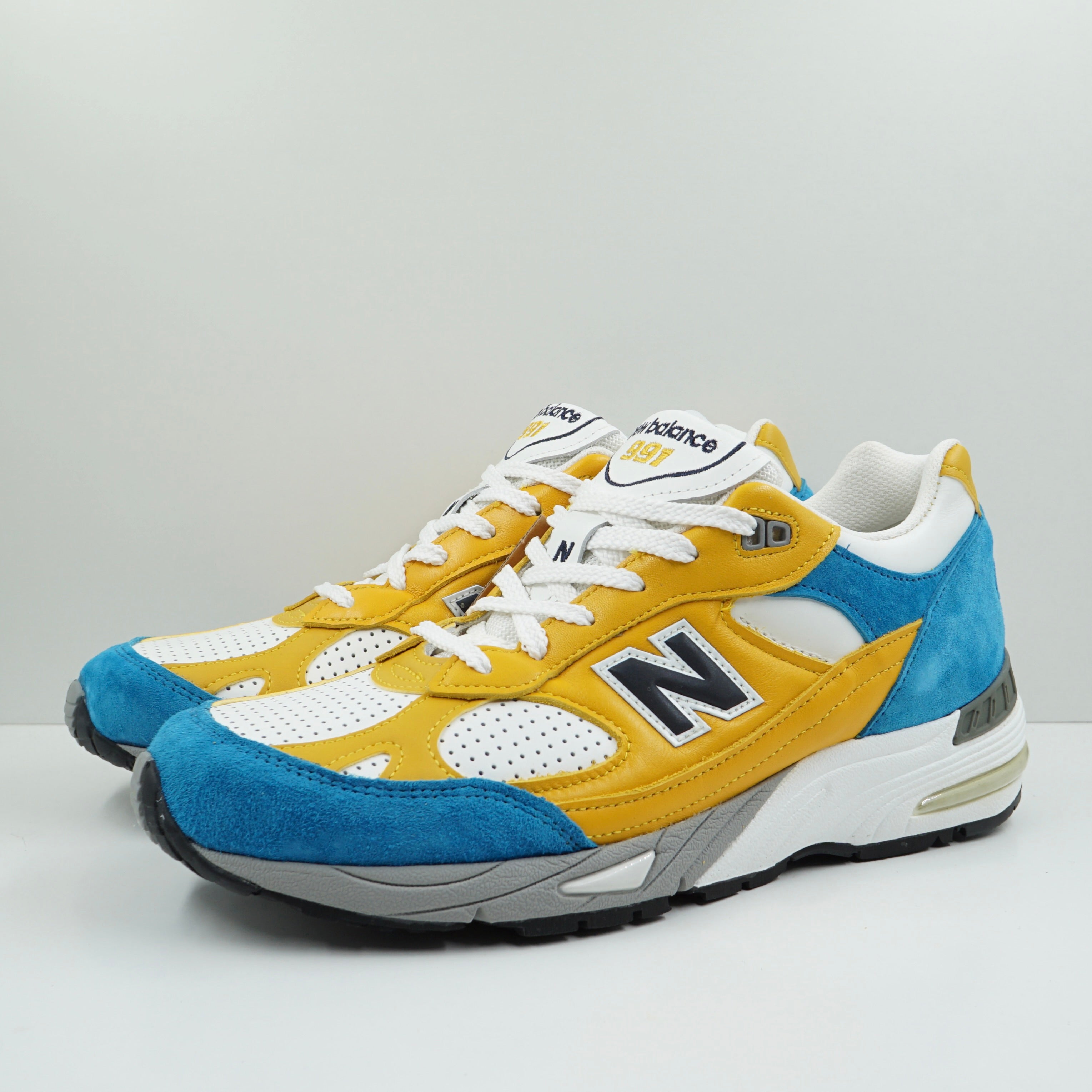 New Balance 991 MiUK Sneakersnstuff Blue Yellow