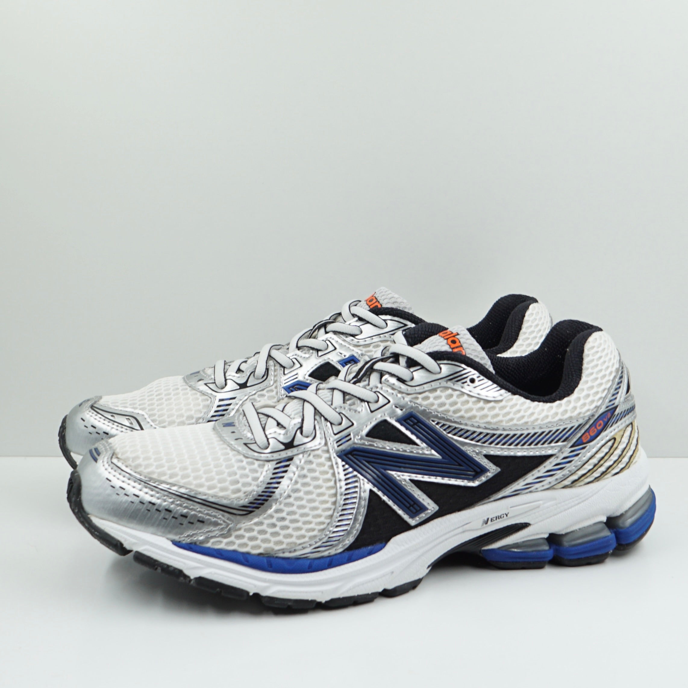 New Balance 860v2 White Team Royal Silver