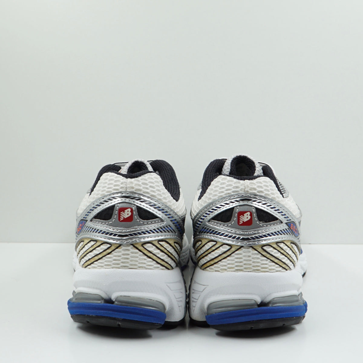 New Balance 860v2 White Team Royal Silver