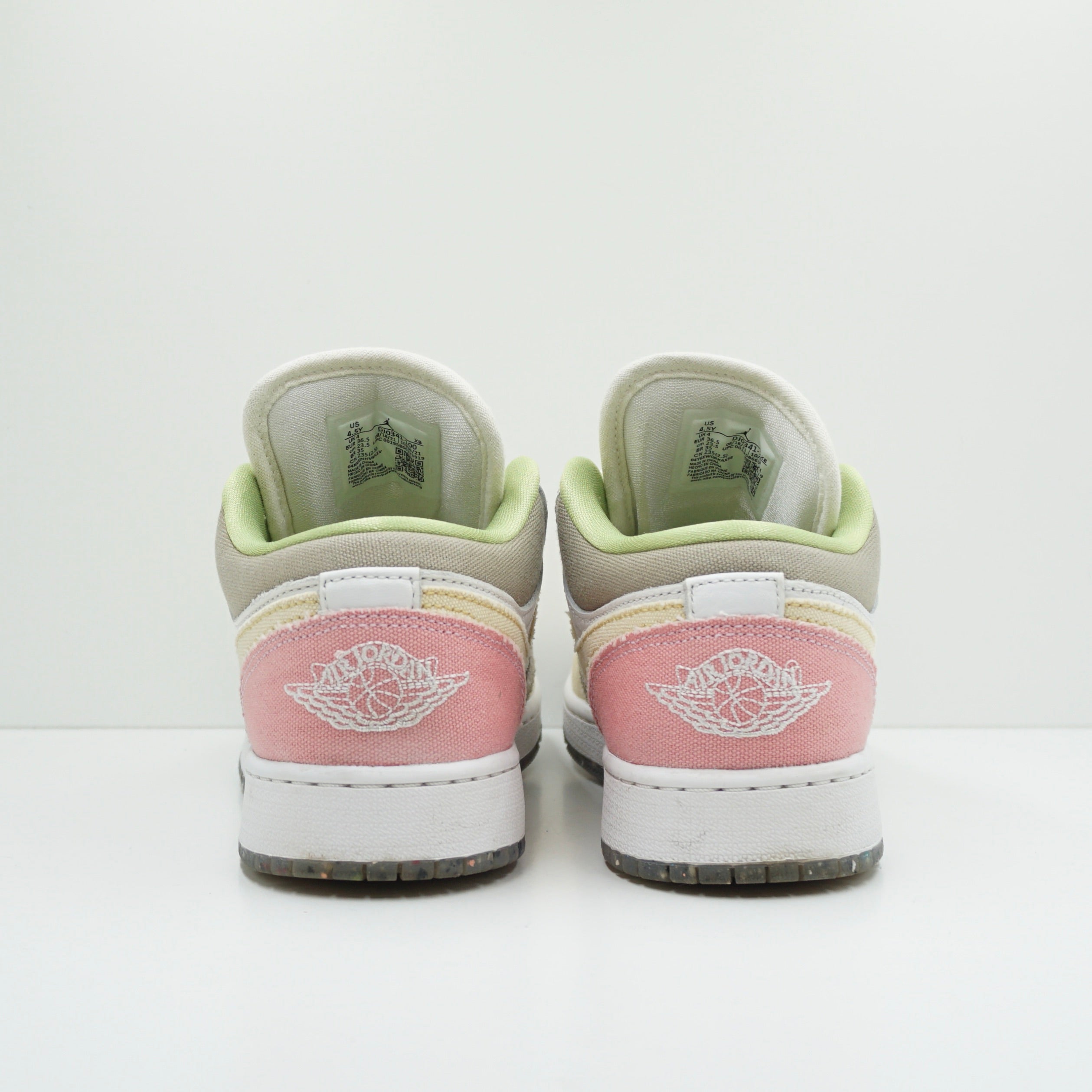 Jordan 1 Low Pastel Grind Vivid Green (GS)