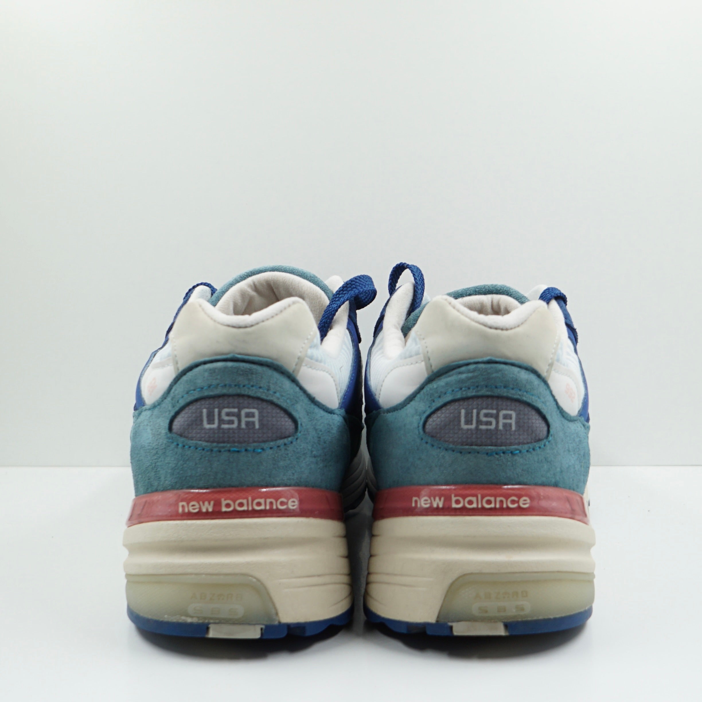 New Balance 992 Blue Teal Rose