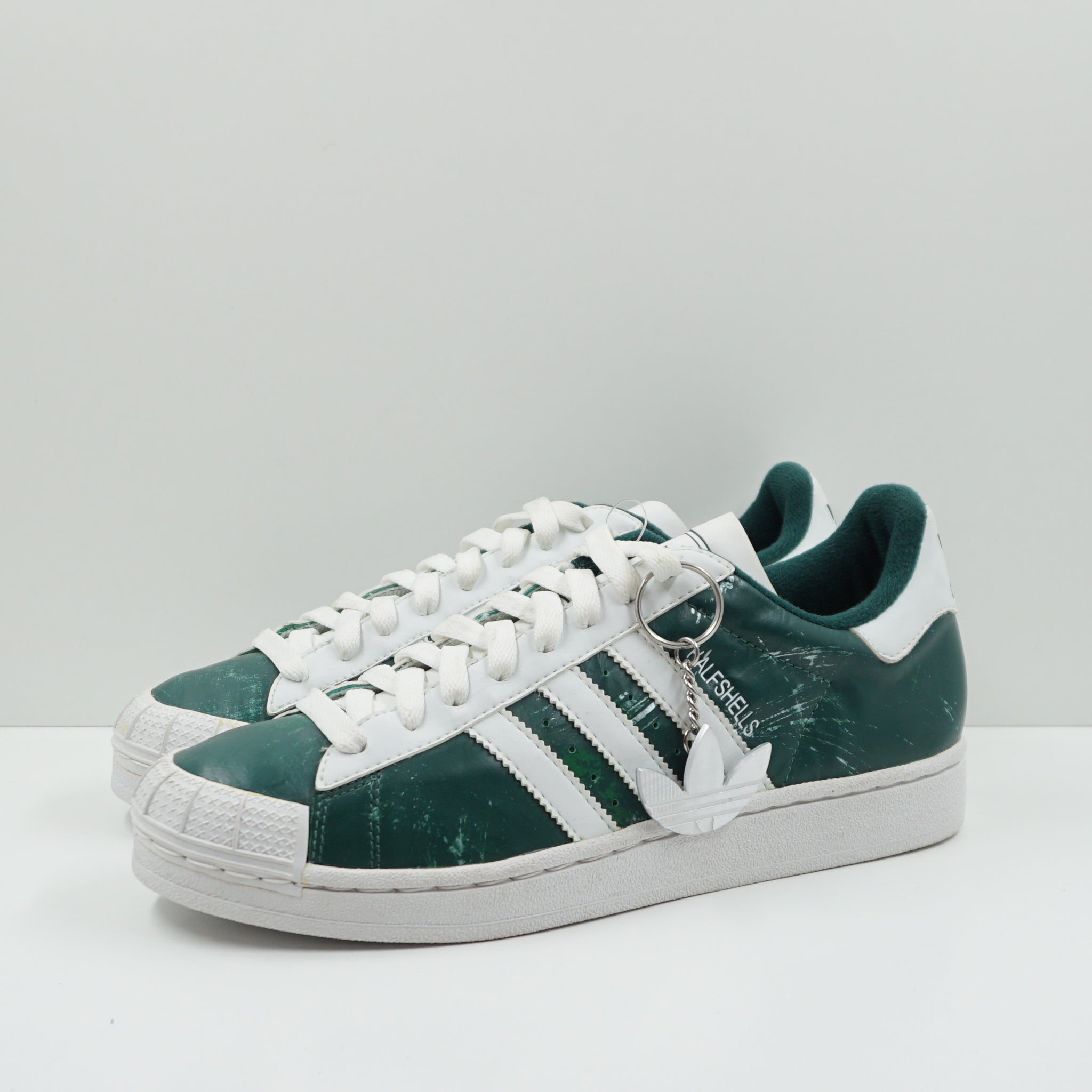 Adidas Half Shells Green Leather Sample