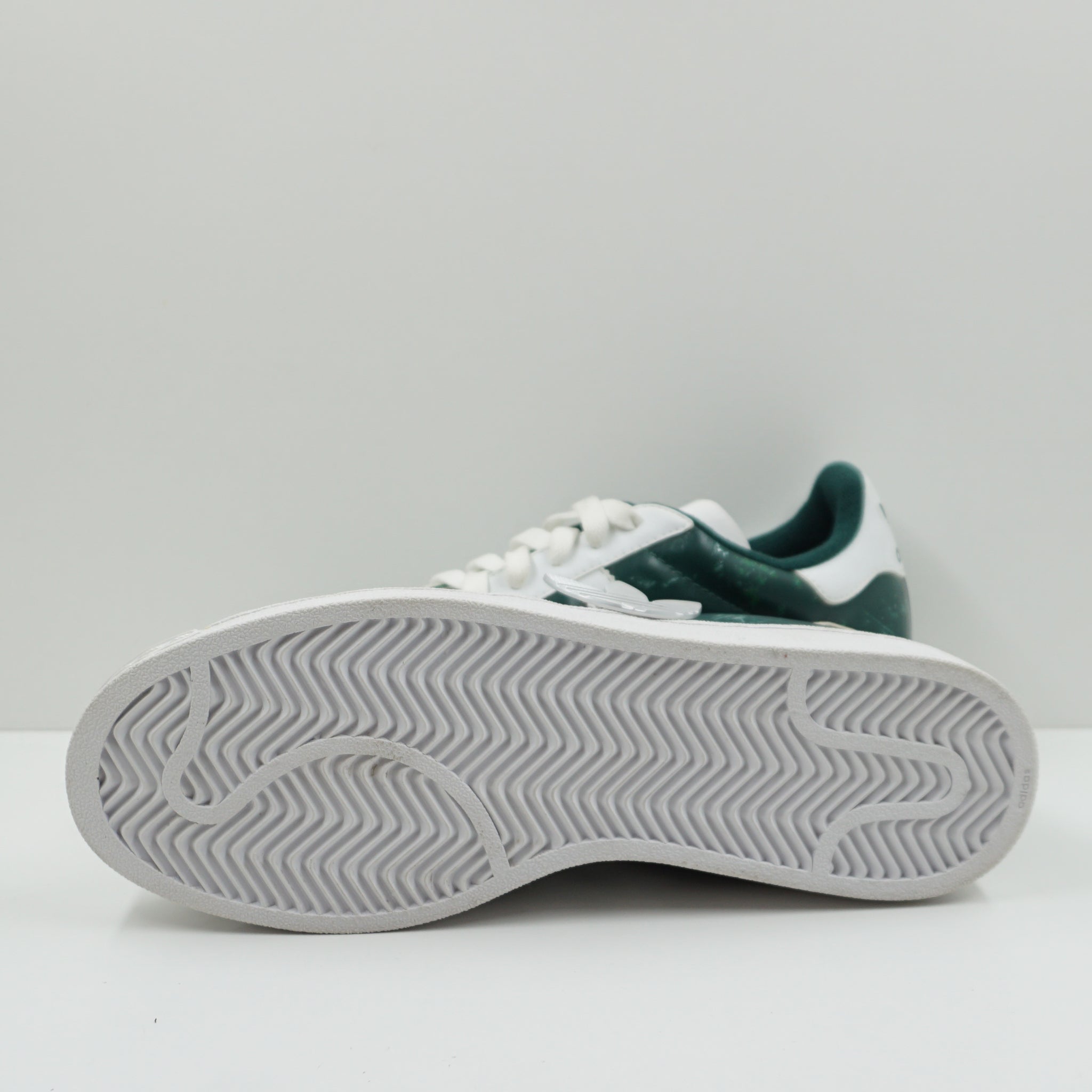 Adidas Half Shells Green Leather Sample