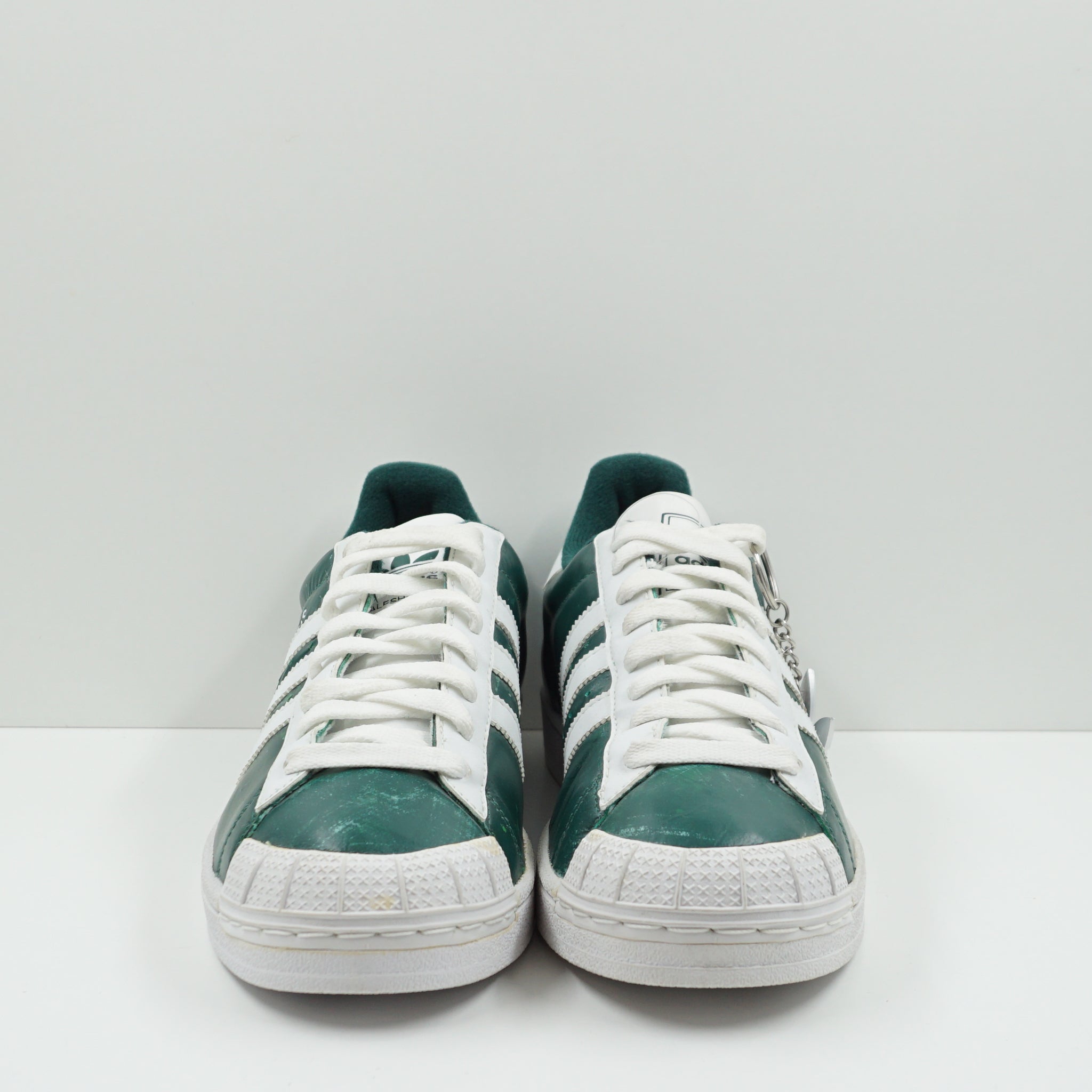 Adidas Half Shells Green Leather Sample