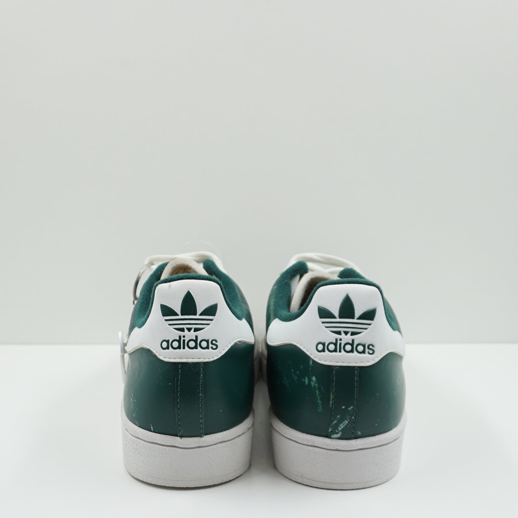 Adidas Half Shells Green Leather Sample
