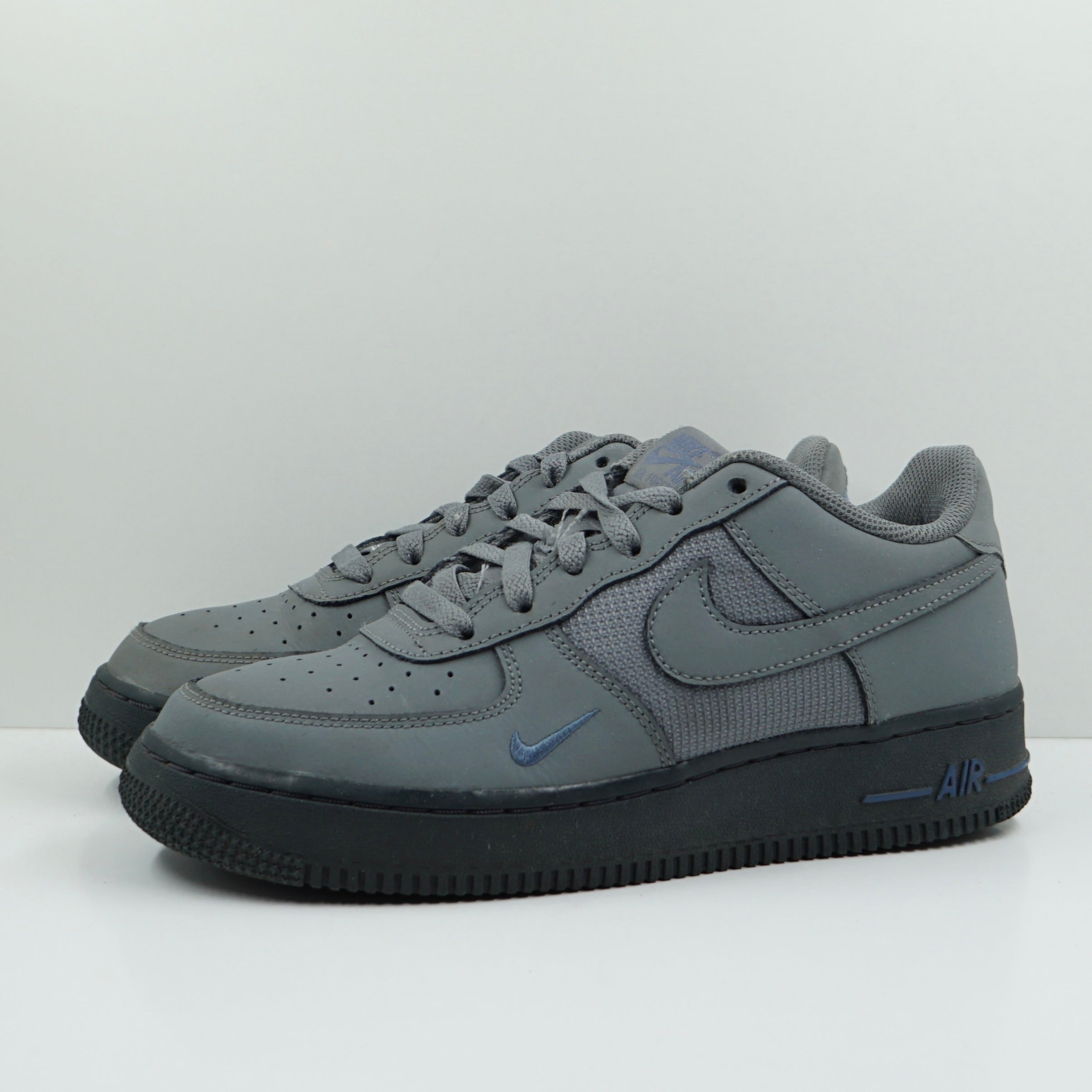 Nike Air Force 1 Low '07 LV8 Smoke Grey Anthracite Diffused Blue (GS)