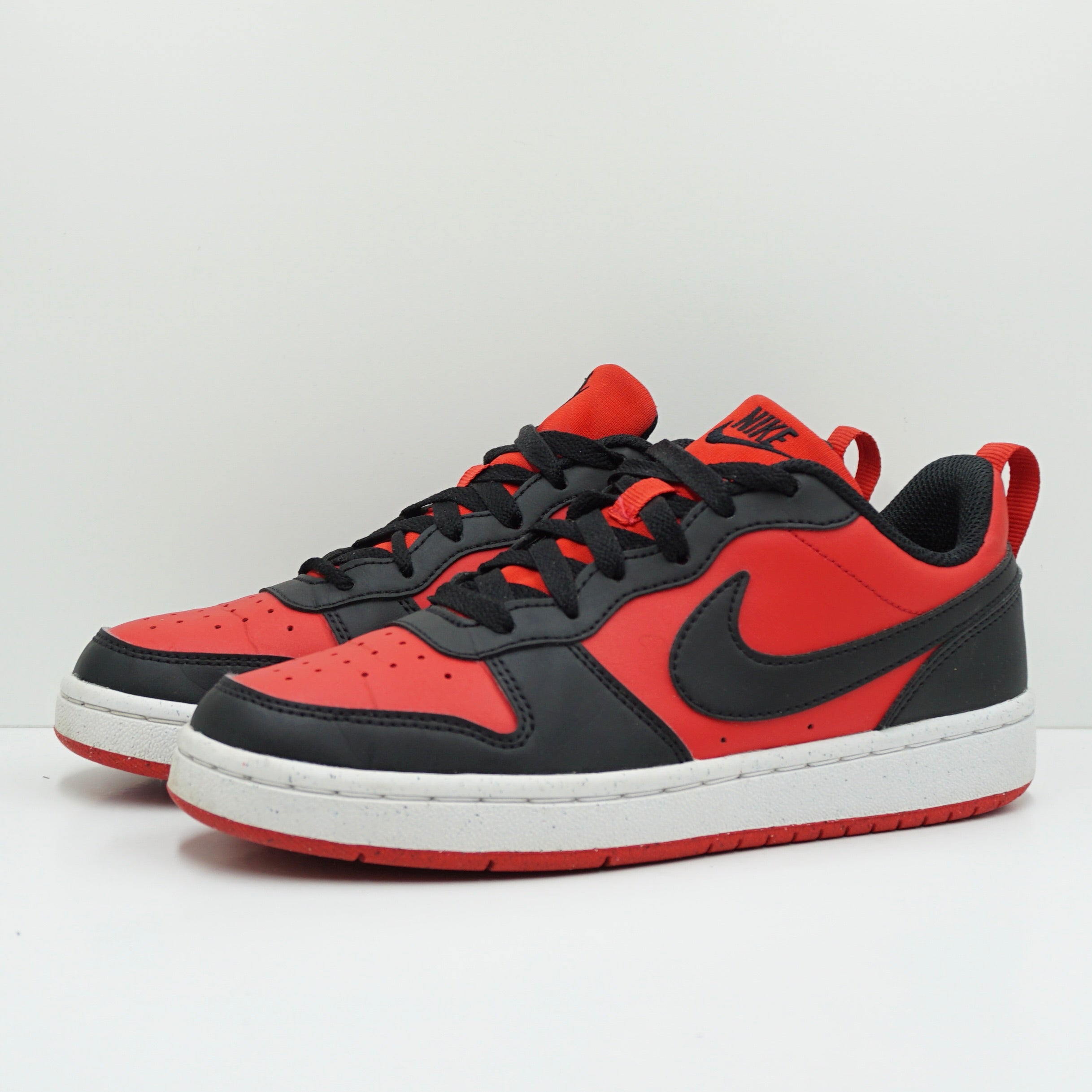 Nike Court Borough Low Recraft University Red Black (GS)