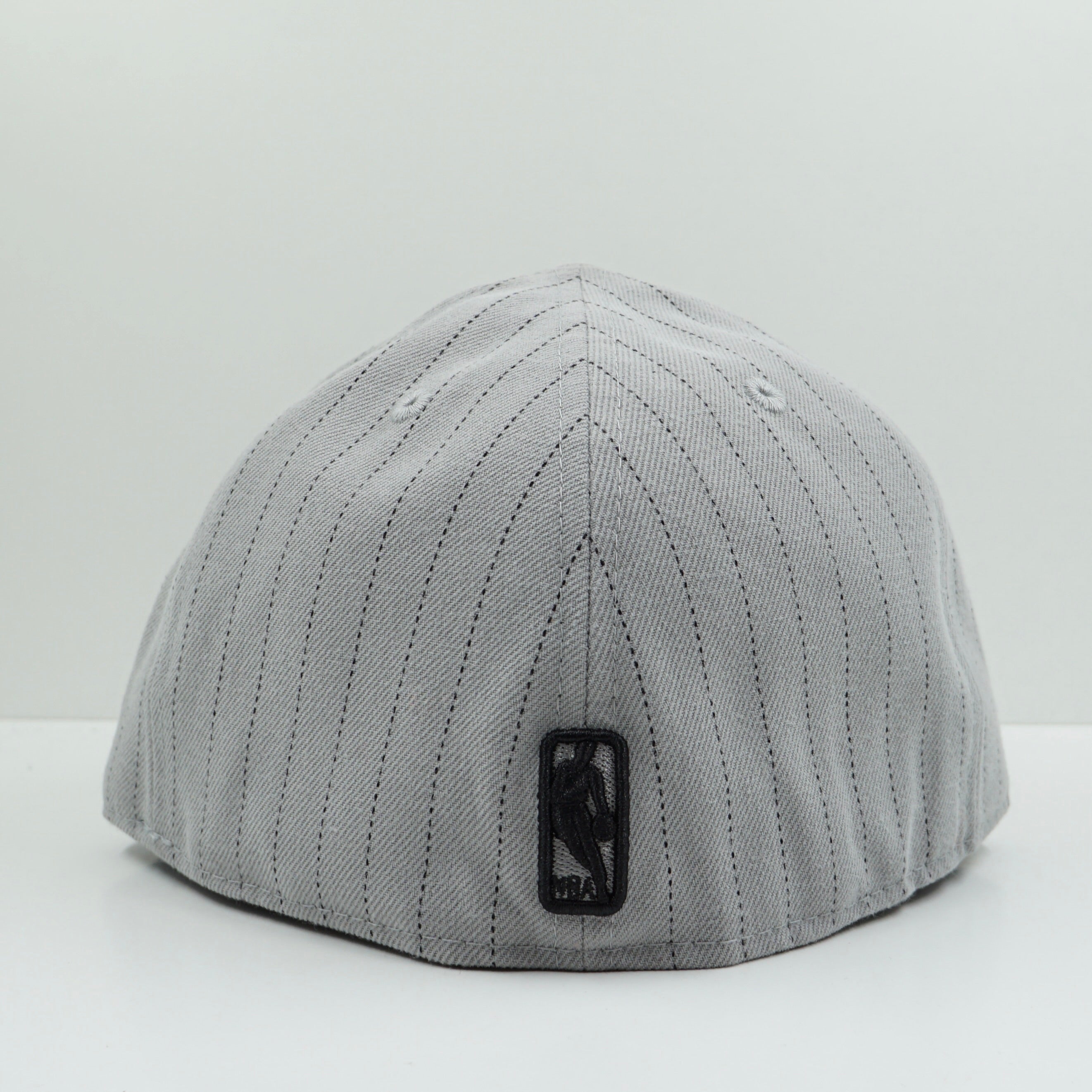 New Era Brooklyn Nets Black Grey Pinstripe Fitted Cap