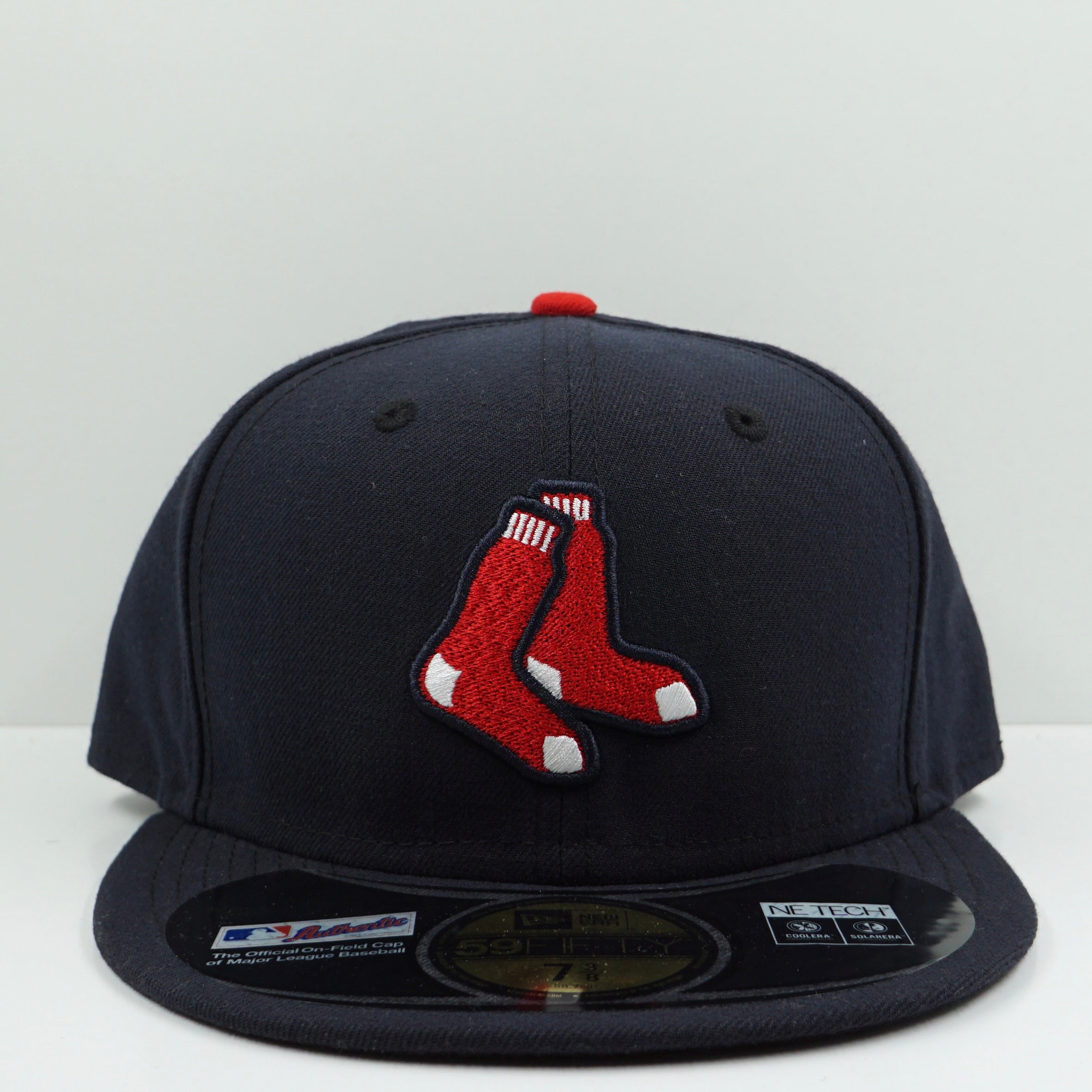 New Era Boston Boston Red Soxs Navy Red On-Field Fitted Cap