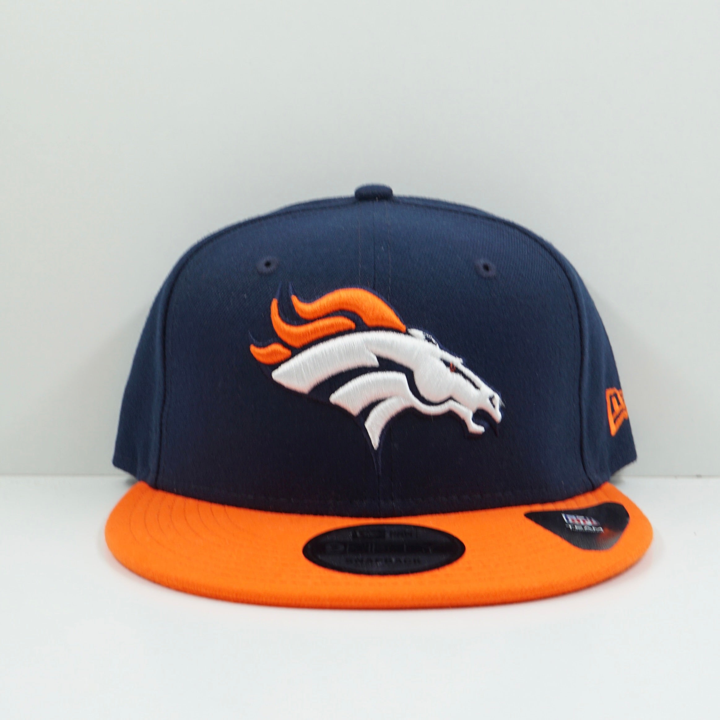 New Era Denver Broncos Navy Orange Snapback Cap