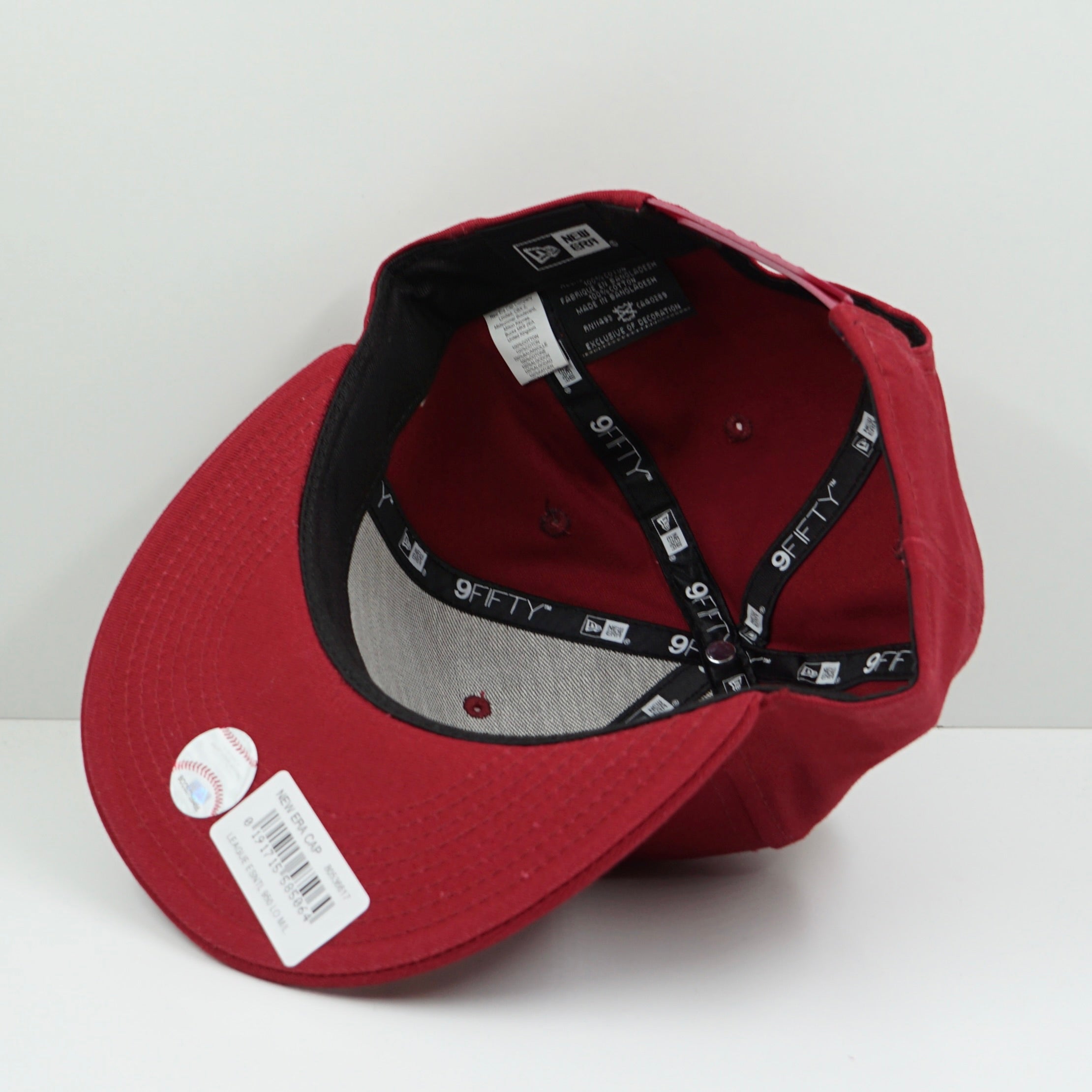 New Era Los Angeles Dodgers Burgundy Yellow Snapback Cap
