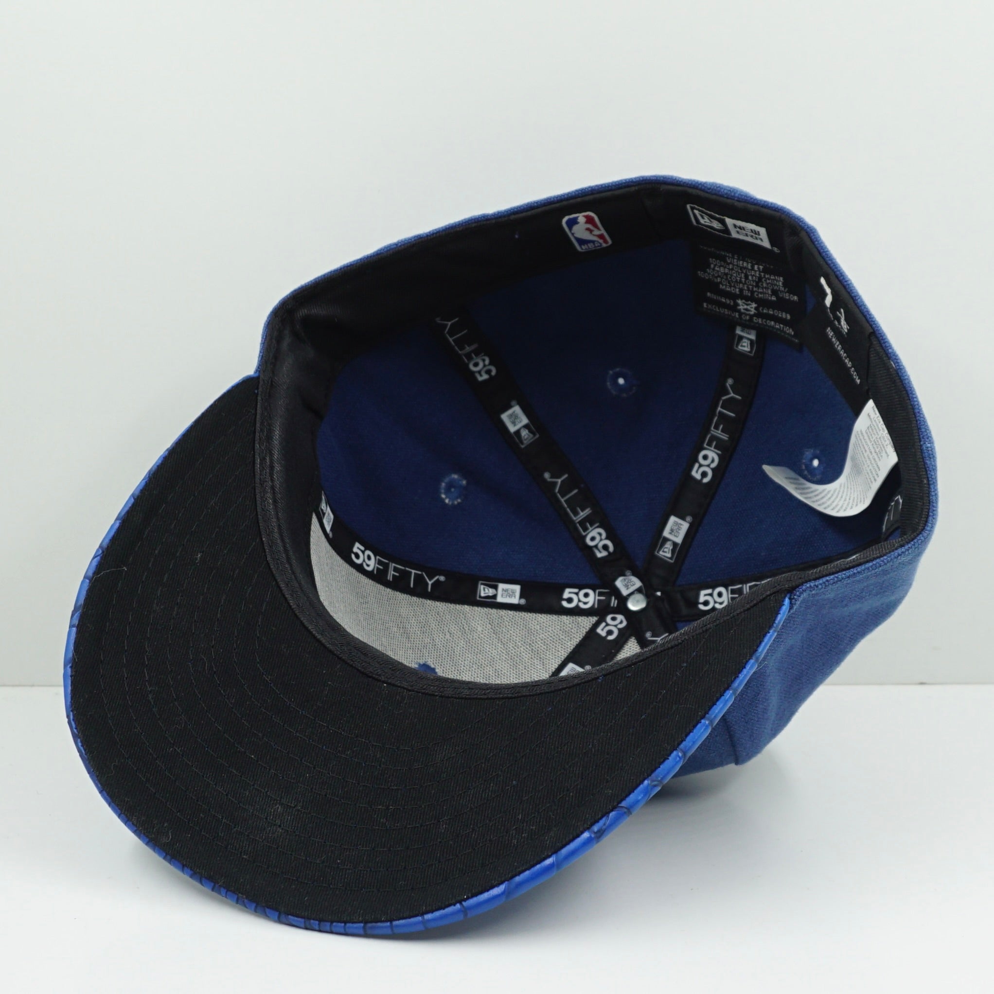 New Era San Fransisco Golden State Warriors Blue Snakeskin Fitted Cap