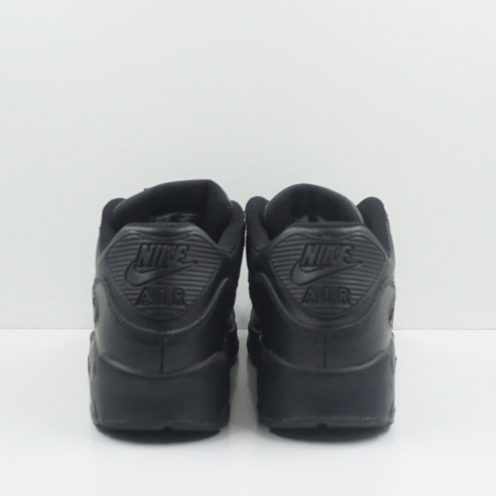 Nike Air Max 90 Leather Triple Black (GS)