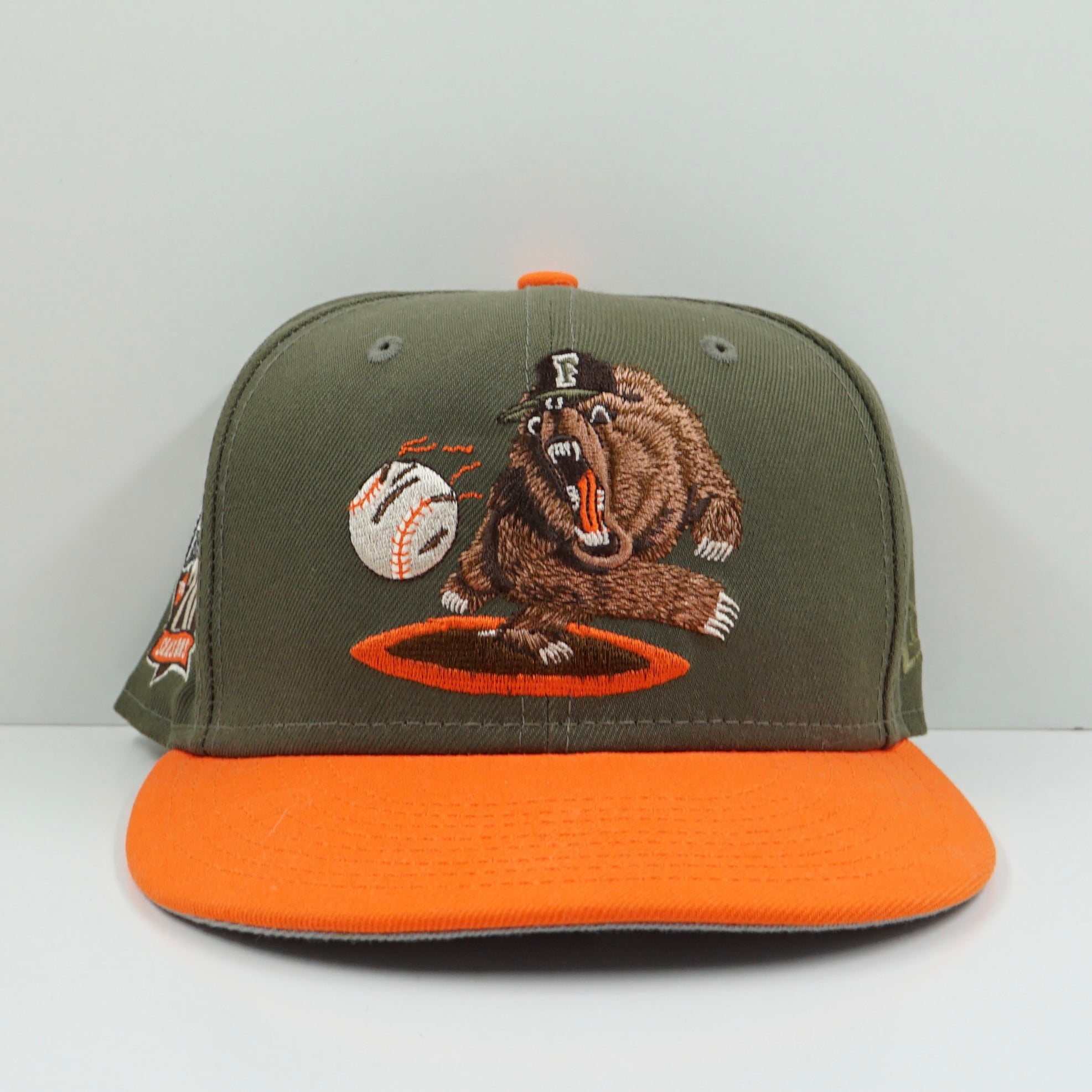 New Era Grizzlies Green Orange Fitted Cap