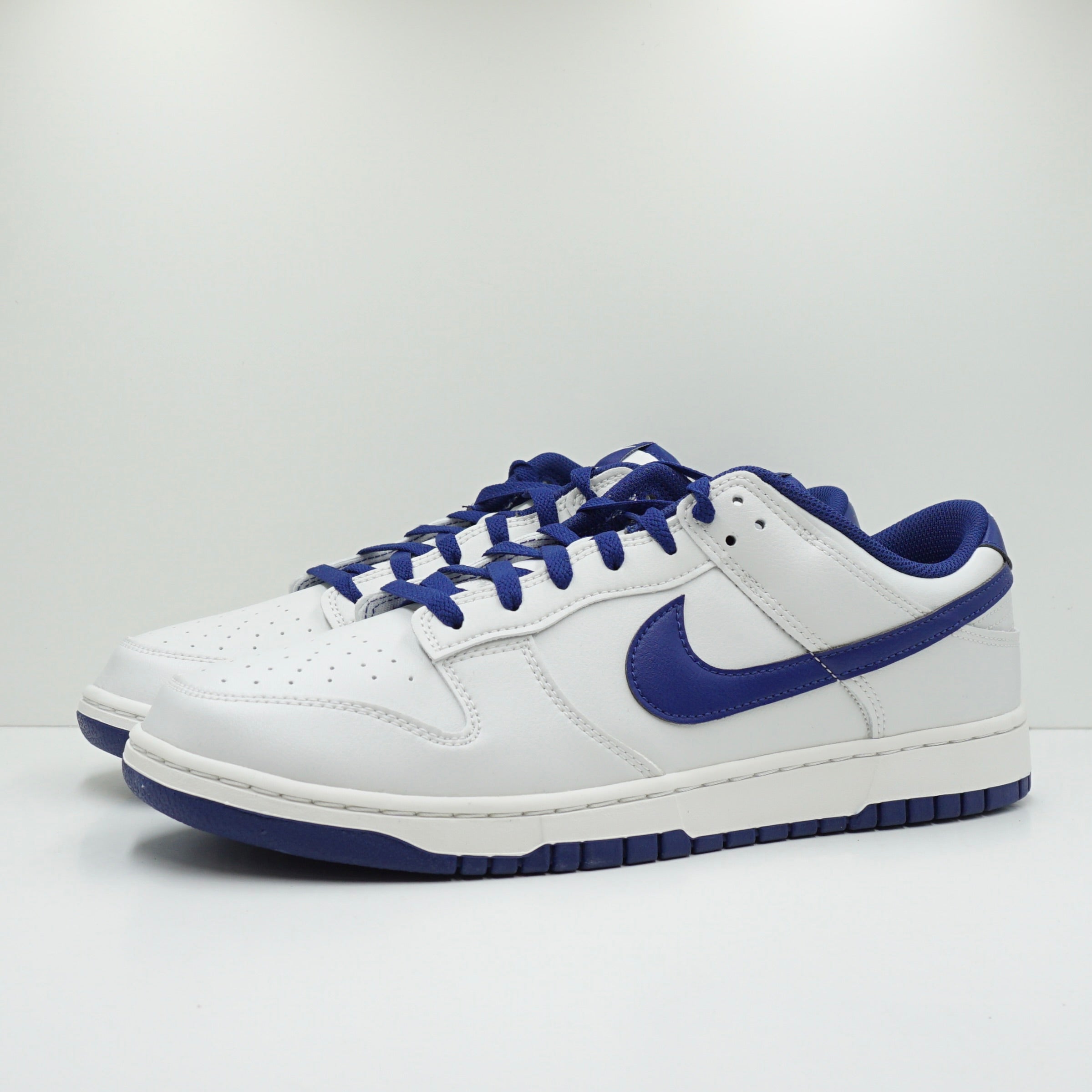 Nike Dunk Low Retro White Deep Royal Blue