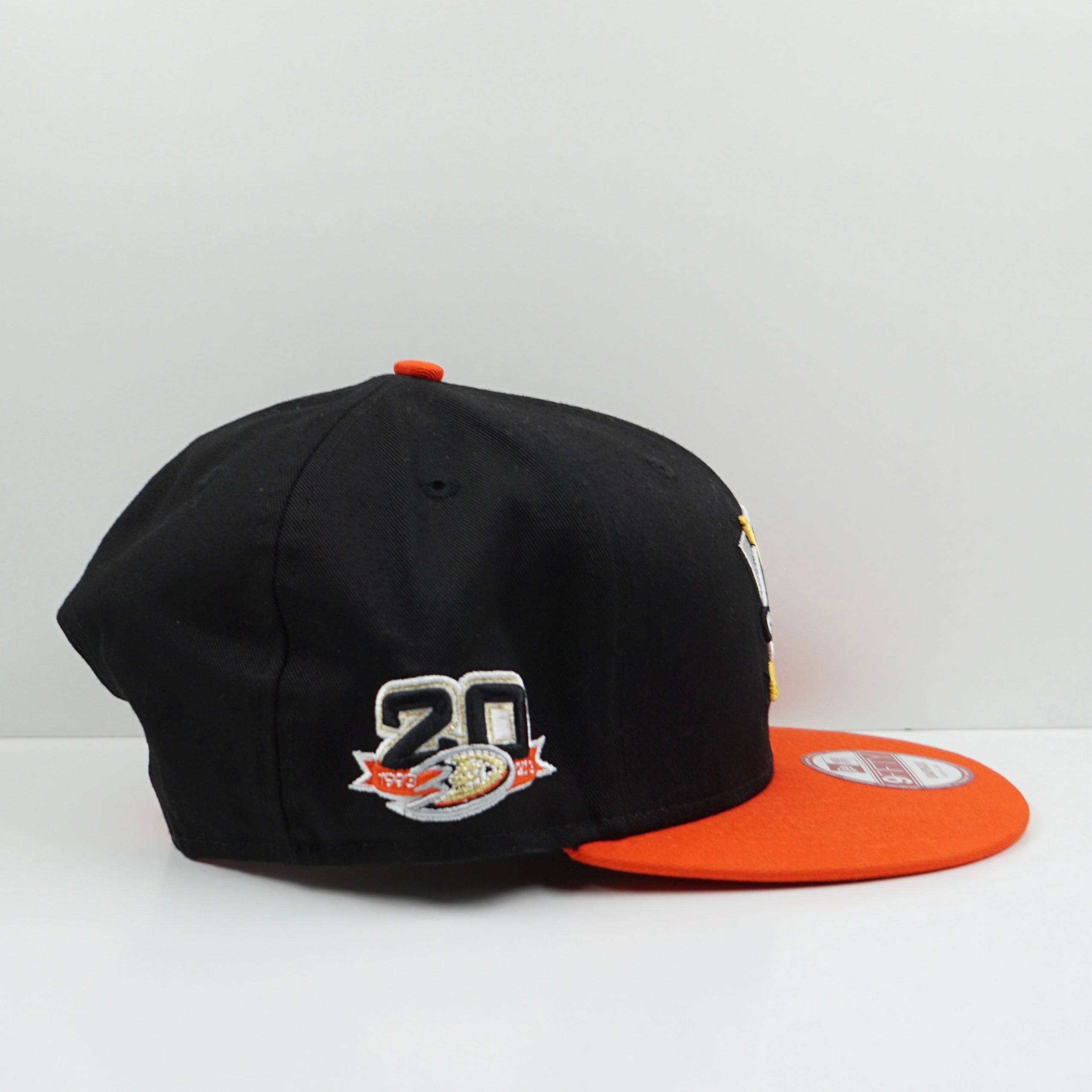 New Era Anaheim Ducks Black Orange Snapback Cap