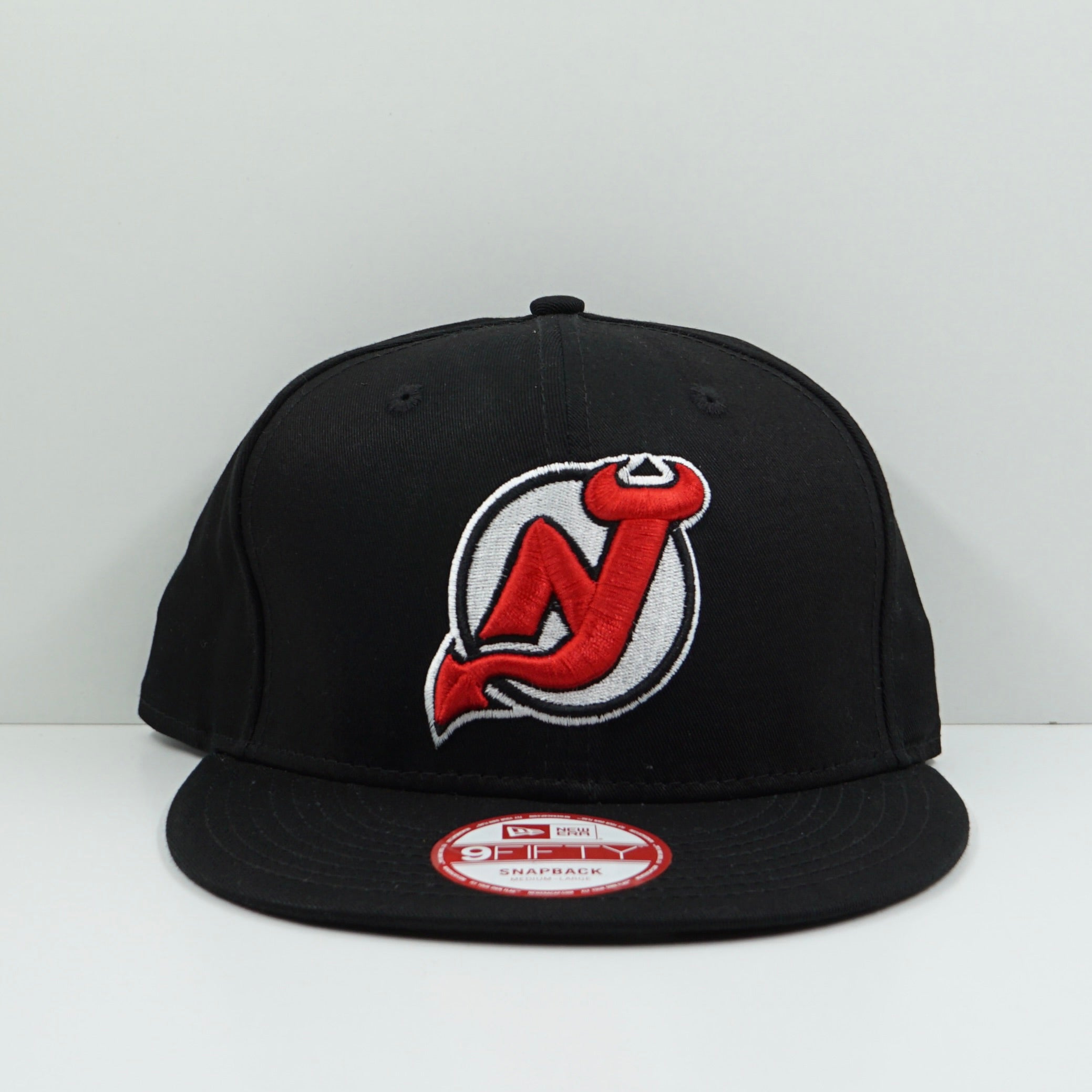 New Era New Jersey Devils Black Red Snapback Cap
