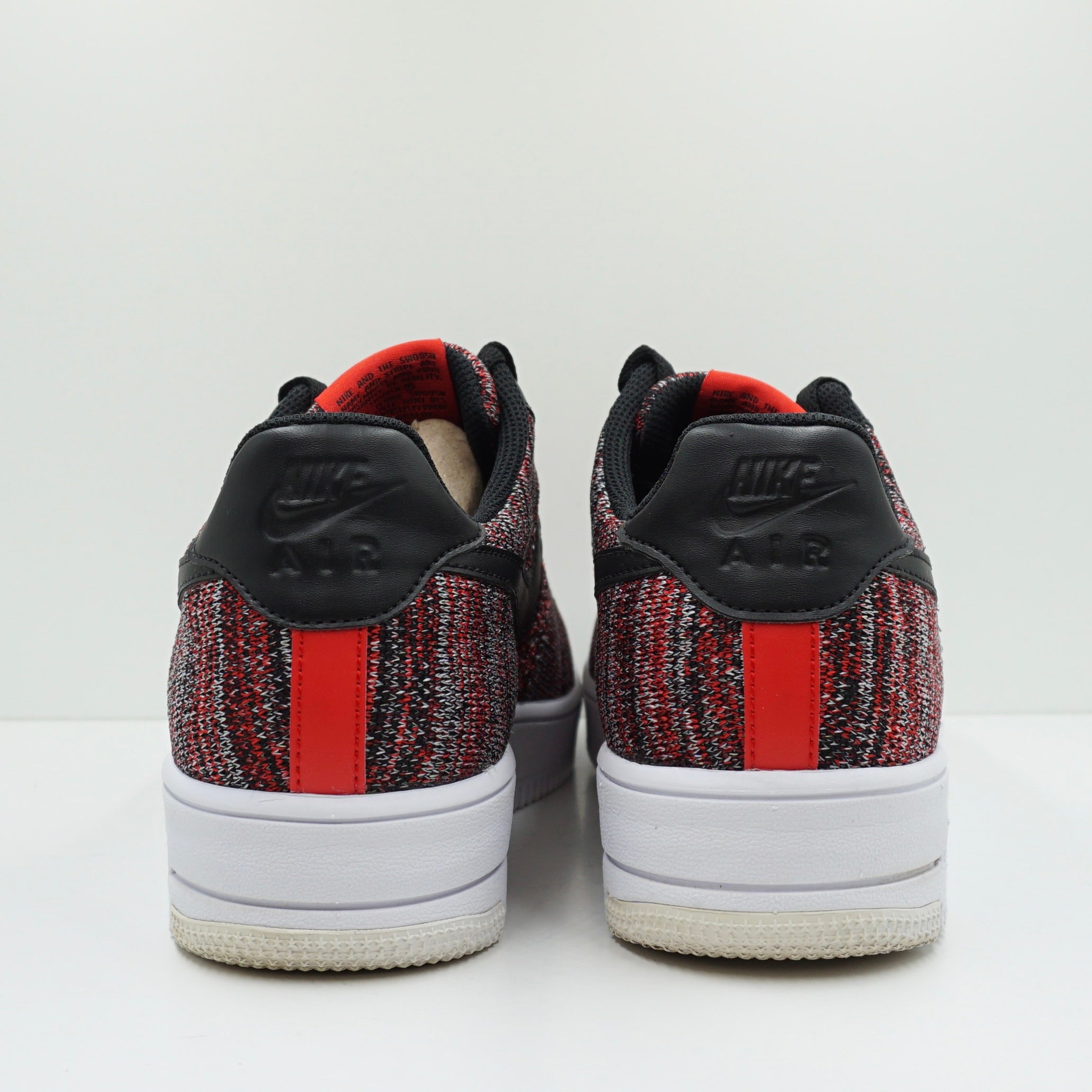 Nike Air Force 1 Flyknit 2.0 University Red Black