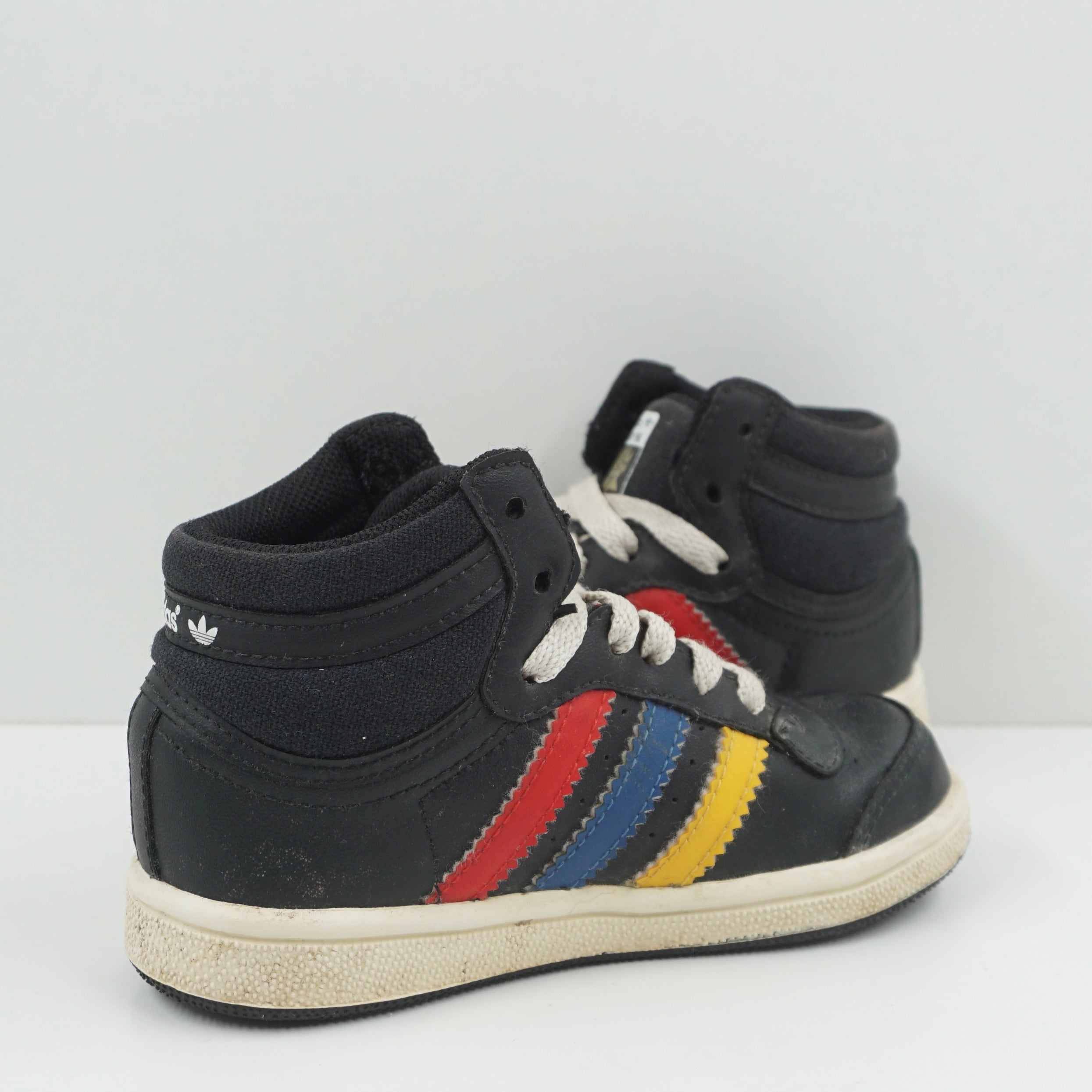 Adidas Top Ten Hi Black Color Stripes