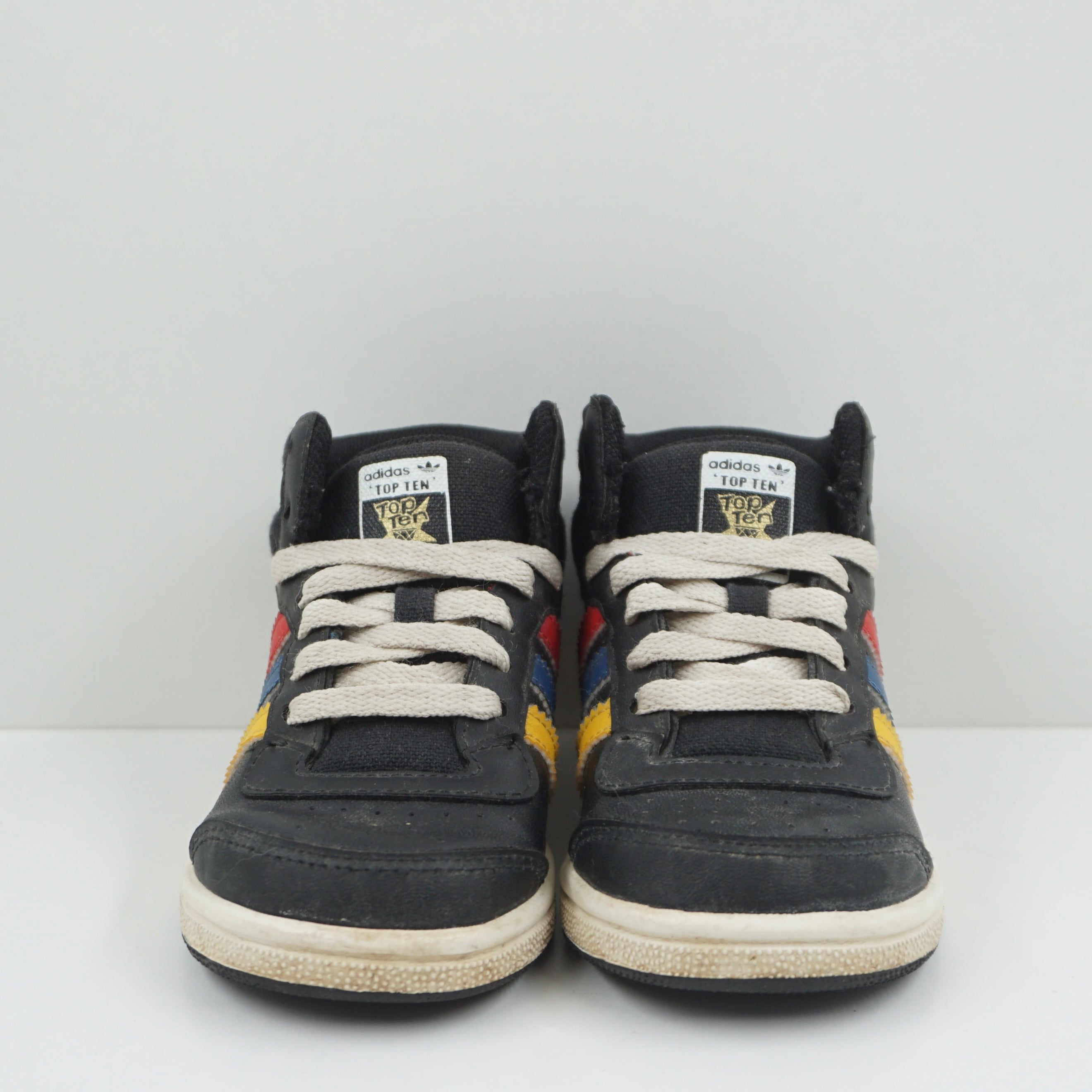 Adidas Top Ten Hi Black Color Stripes