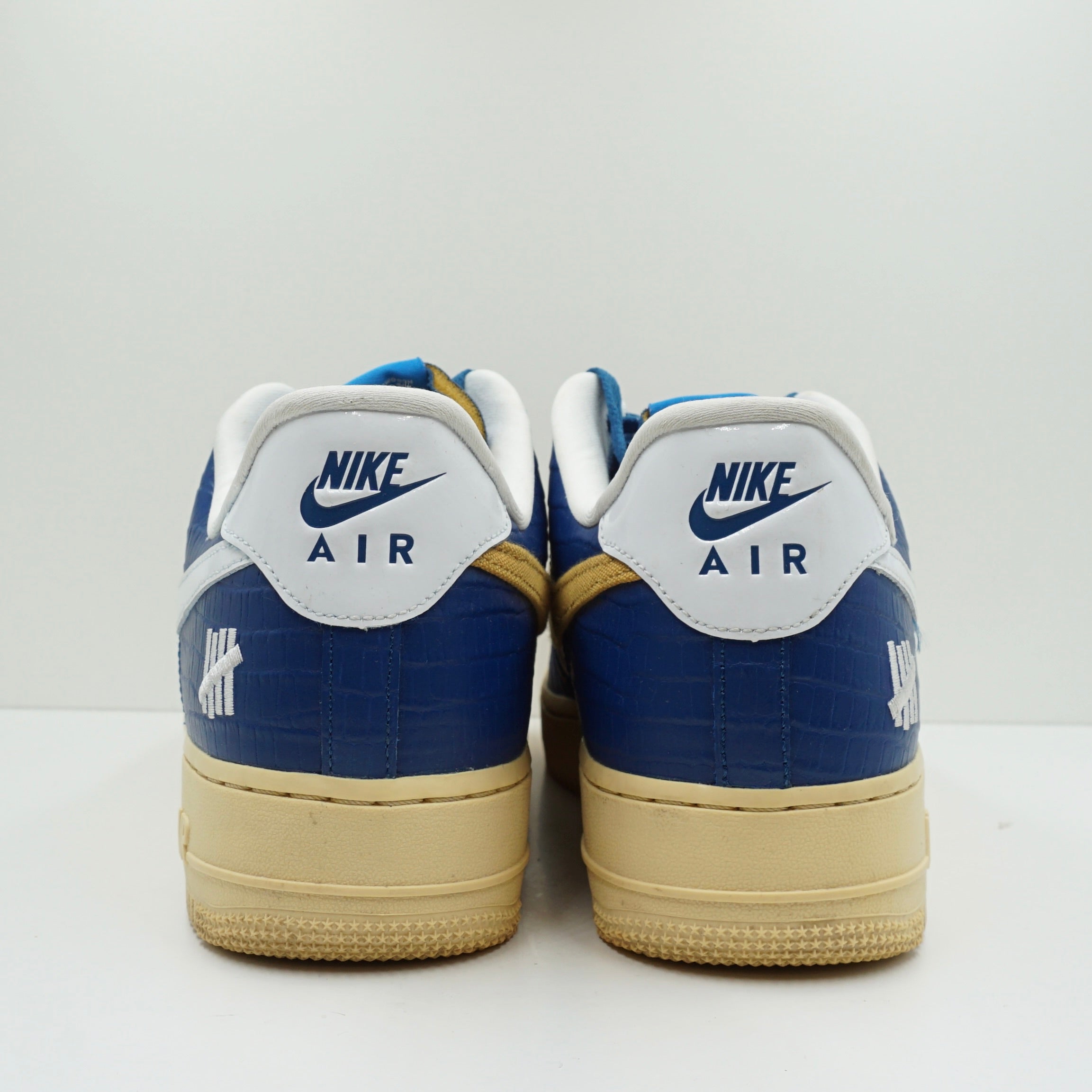 Nike Air Force 1 Low SP Undefeated 5 On It Blue Yellow Croc