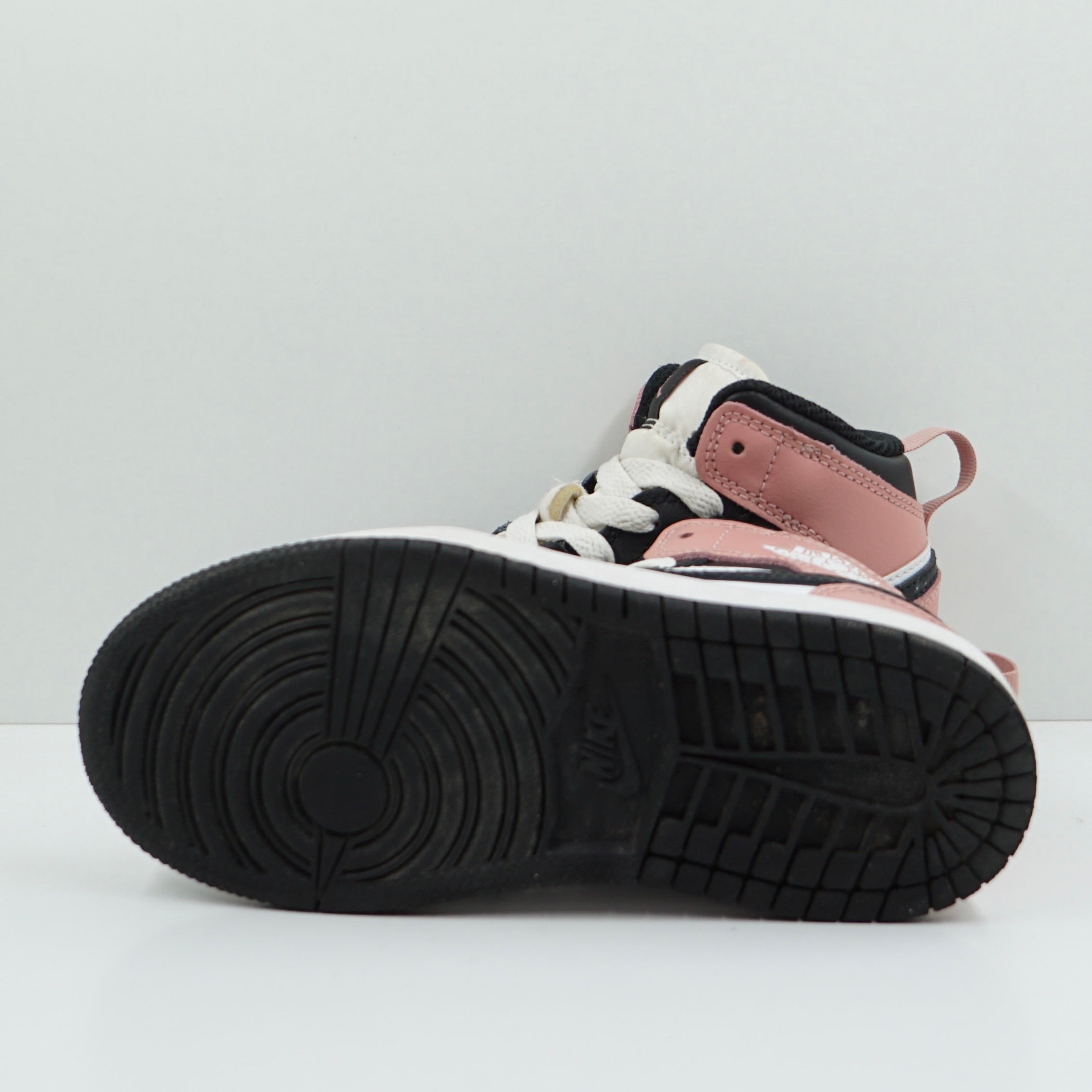 Jordan 1 Mid White Rust Pink Black (PS)