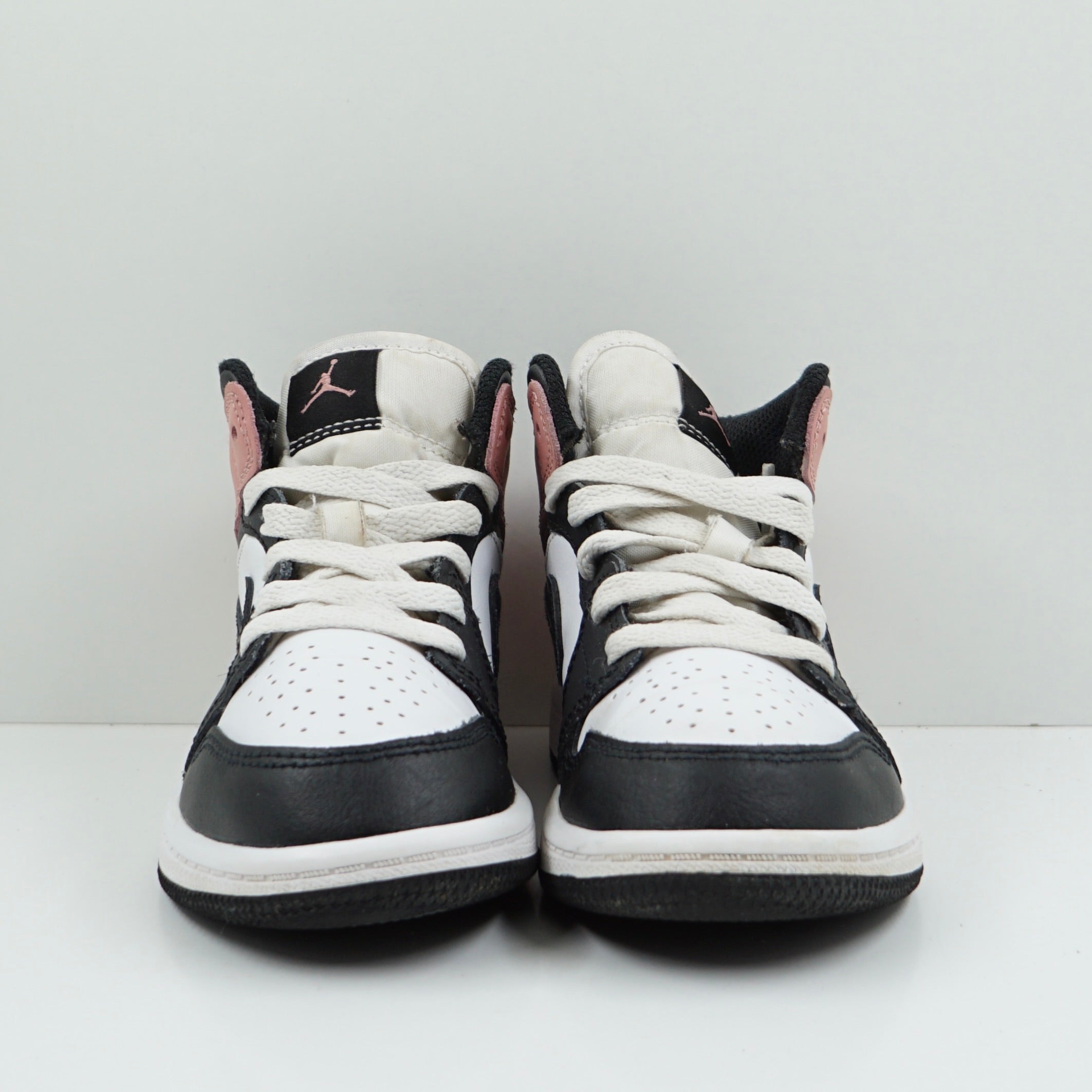 Jordan 1 Mid White Rust Pink Black (PS)