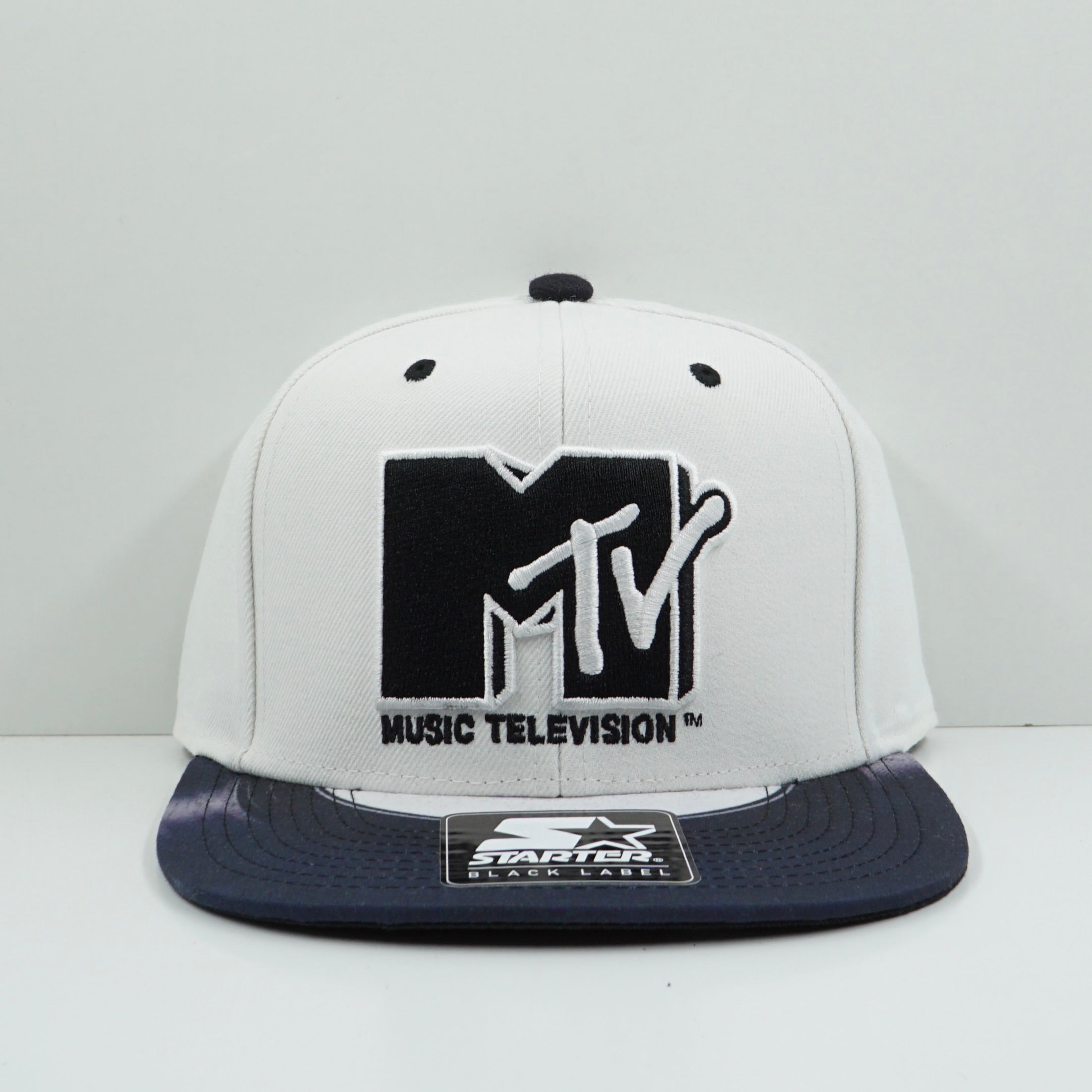 Starter Black Label MTV White Black Snapback Cap