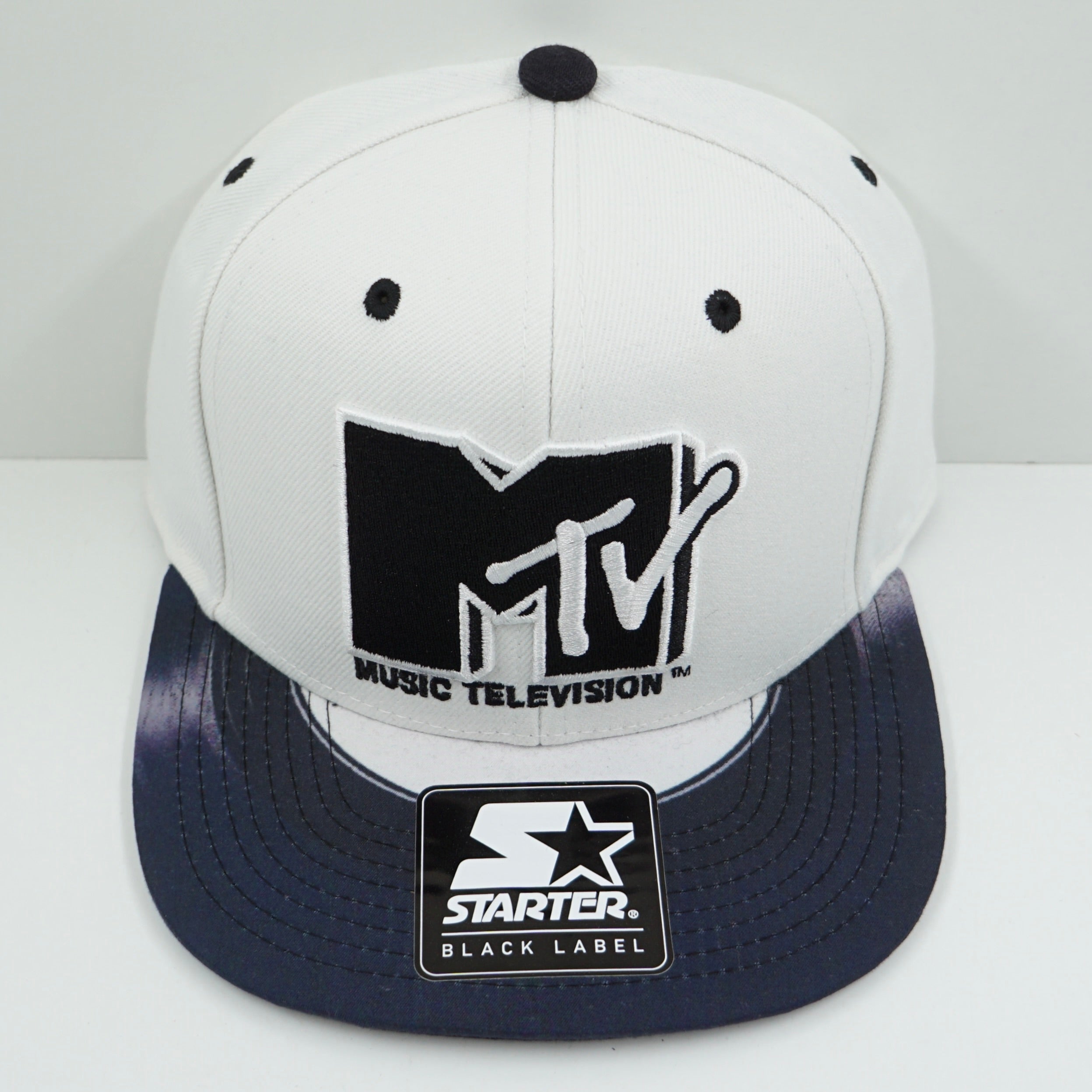 Starter Black Label MTV White Black Snapback Cap