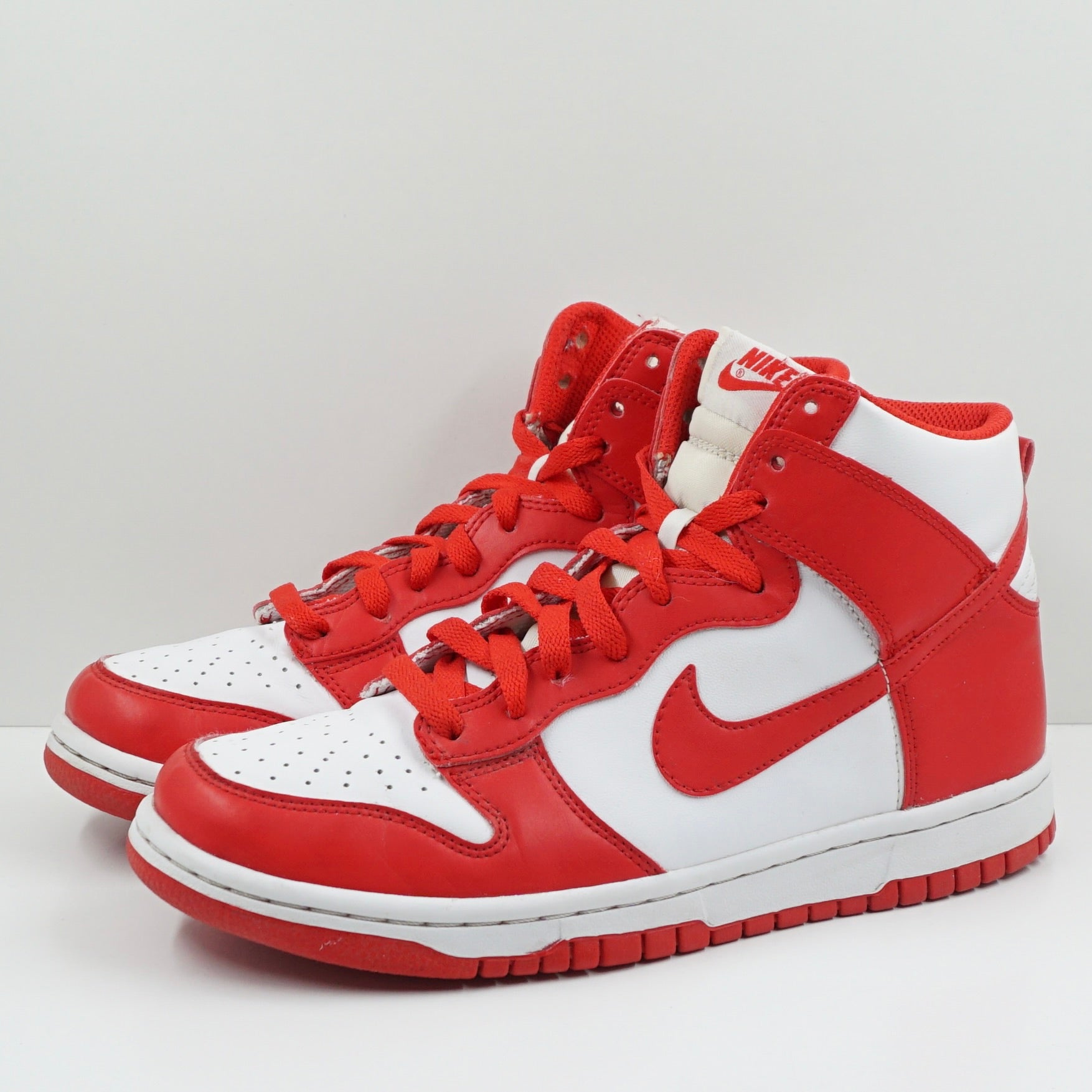 Nike Dunk High Championship White Red (White Tongue Tag) (GS)