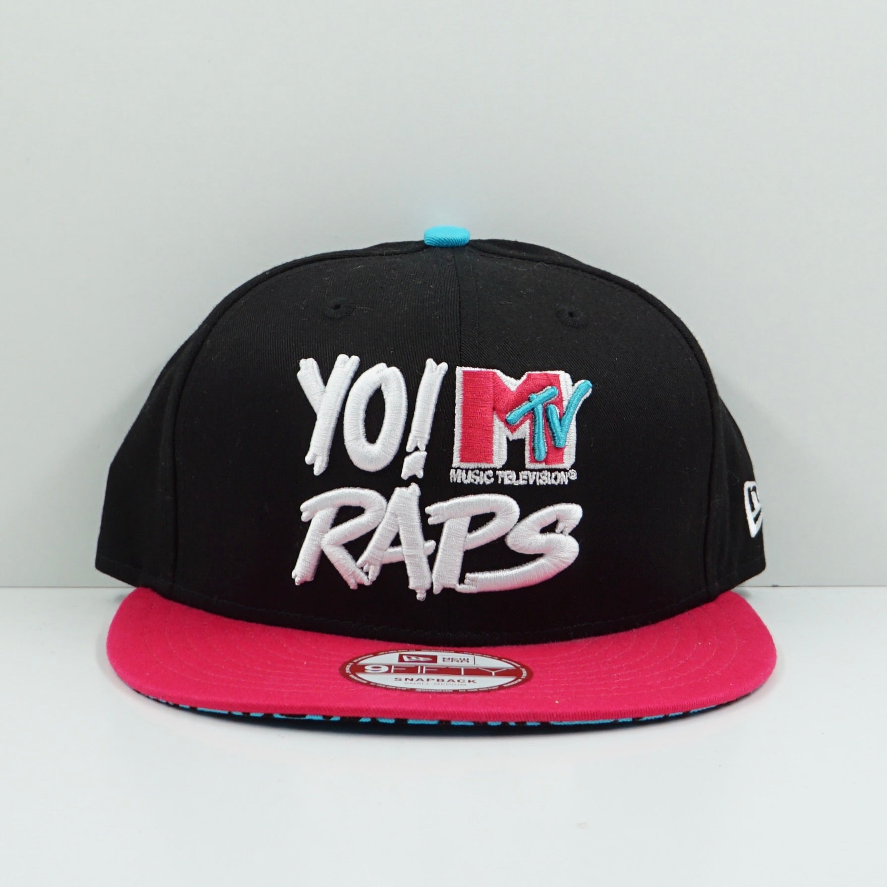 New Era Yo! MTV Raps Black Pink Snapback Cap