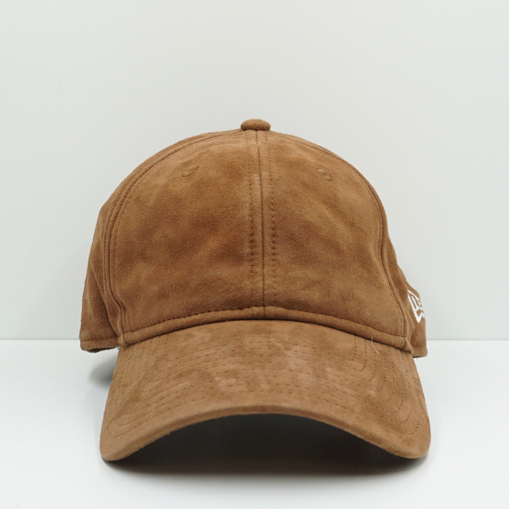 New Era Beige Brown Suede Adjustable Cap